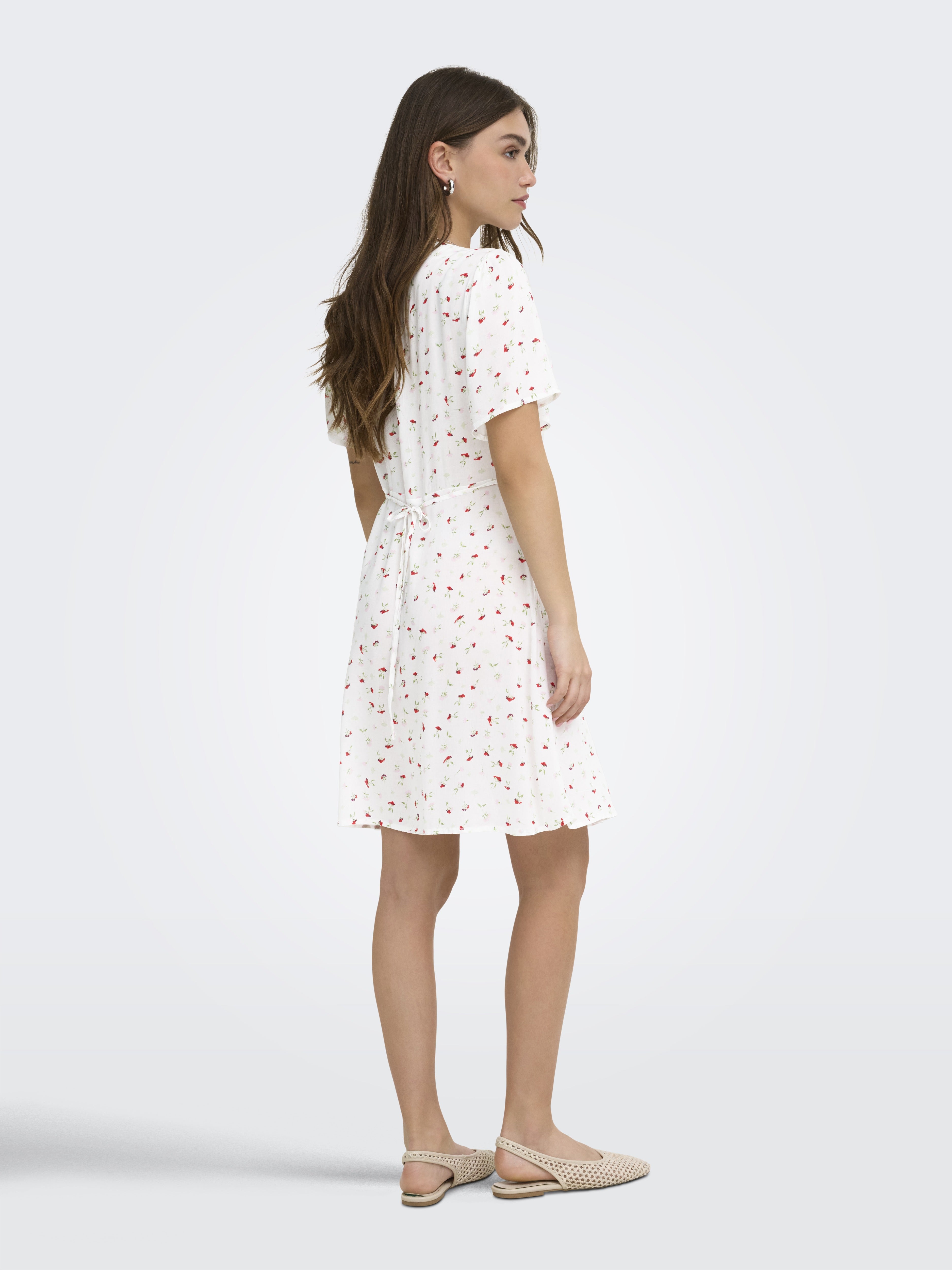Only Damen Kleider Cloud Dancer/Lu