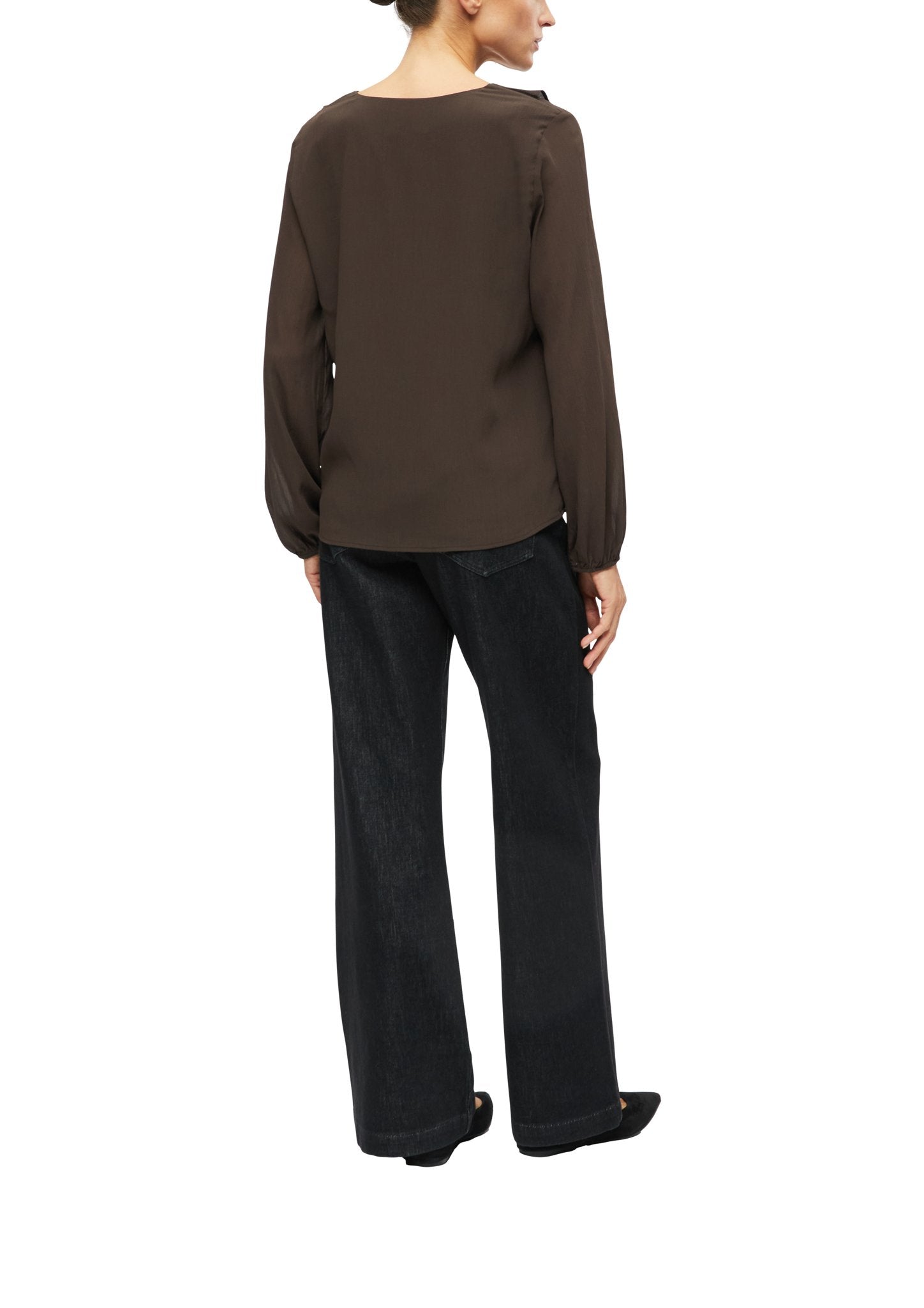 S. Oliver black Damen Blusen  Brown