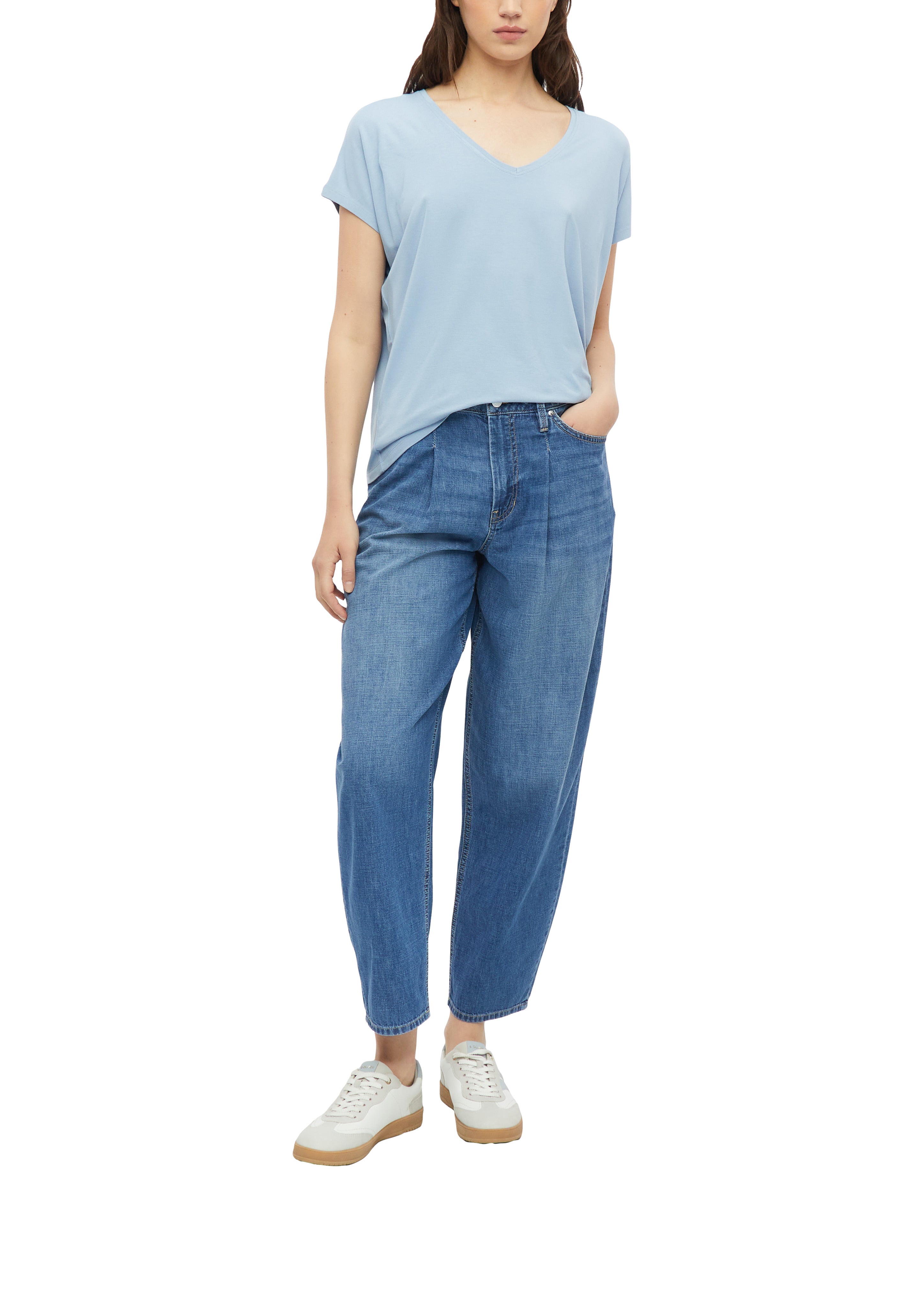 S. Oliver red Damen T-Shirts Blue
