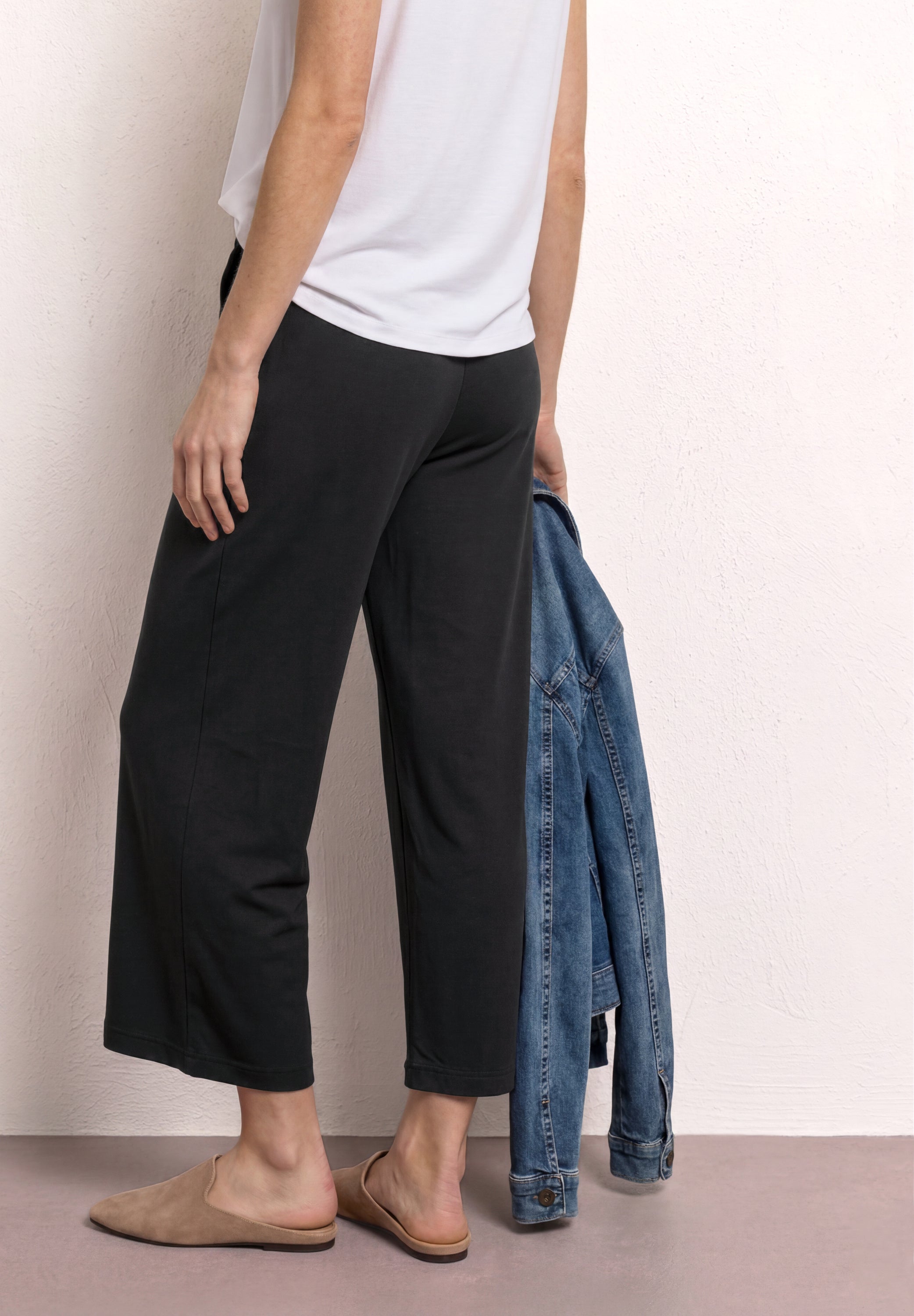 Street One Damen Hosen  Black