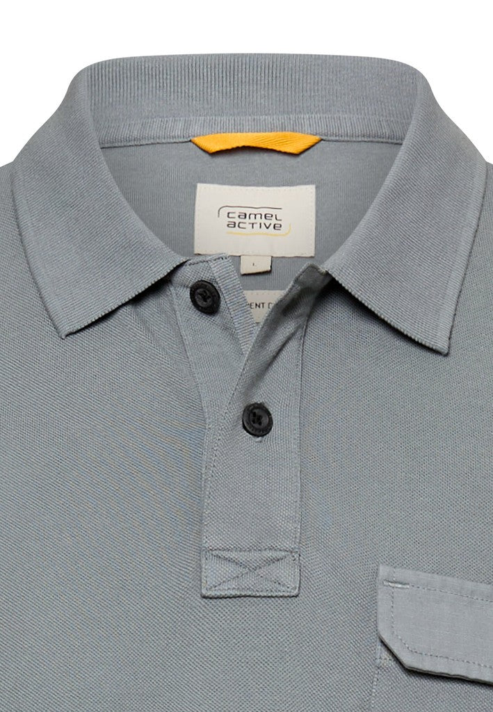 Camel active Herren Polo-Shirts  Stormy Blue
