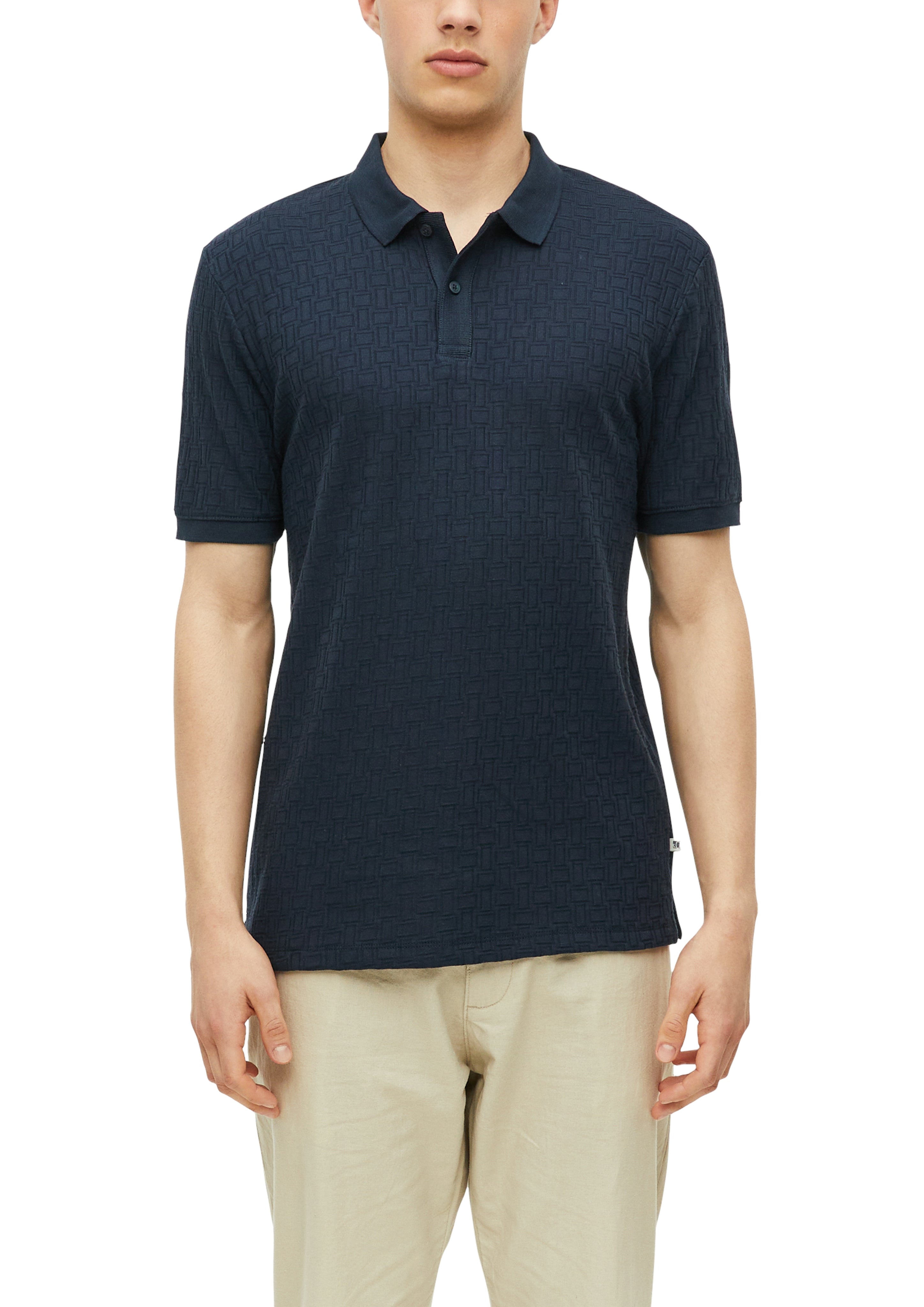 S. Oliver red Herren Polo-Shirts Blue