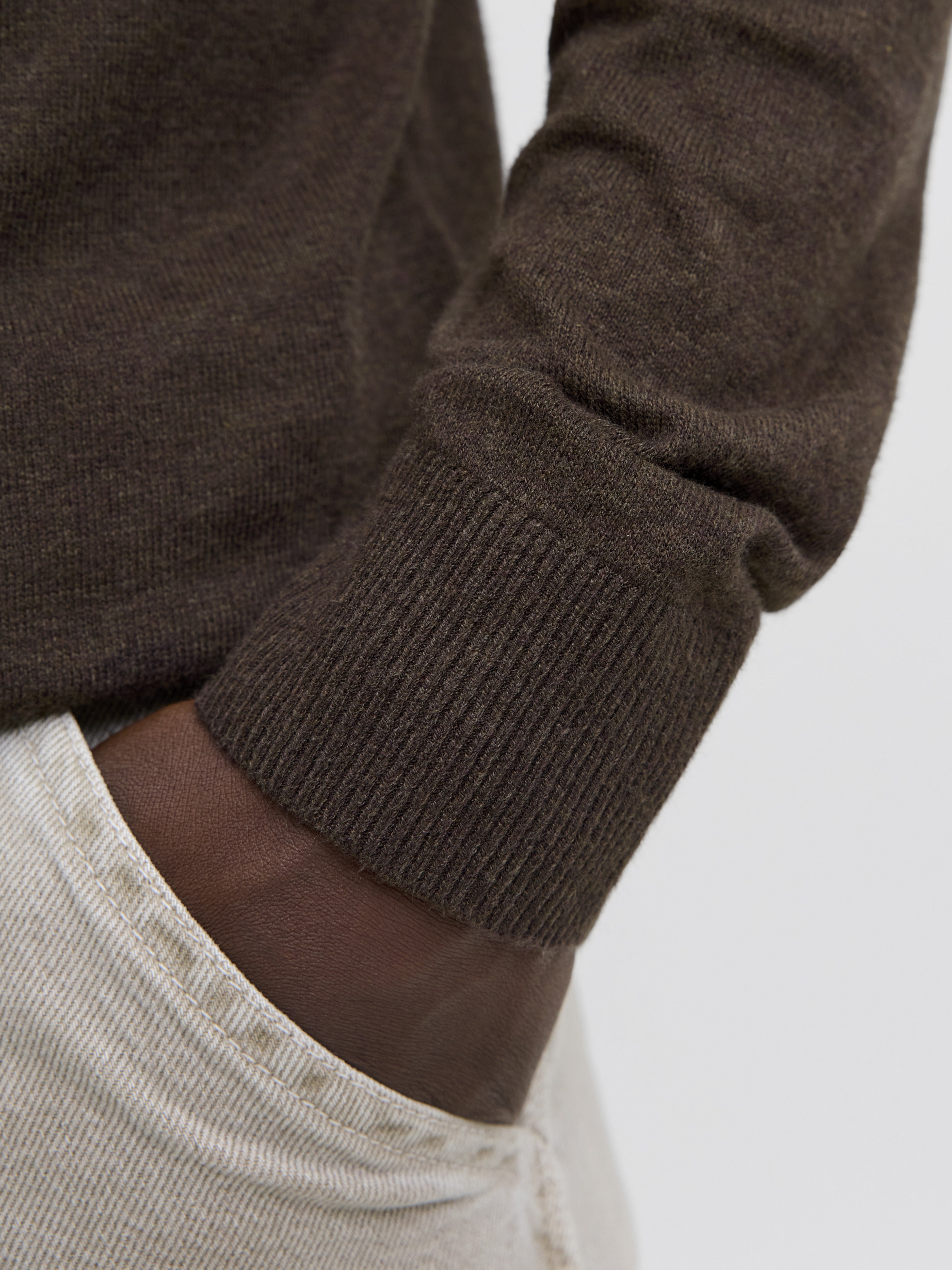 Jack & Jones Herren Pullover Mulch/Twist