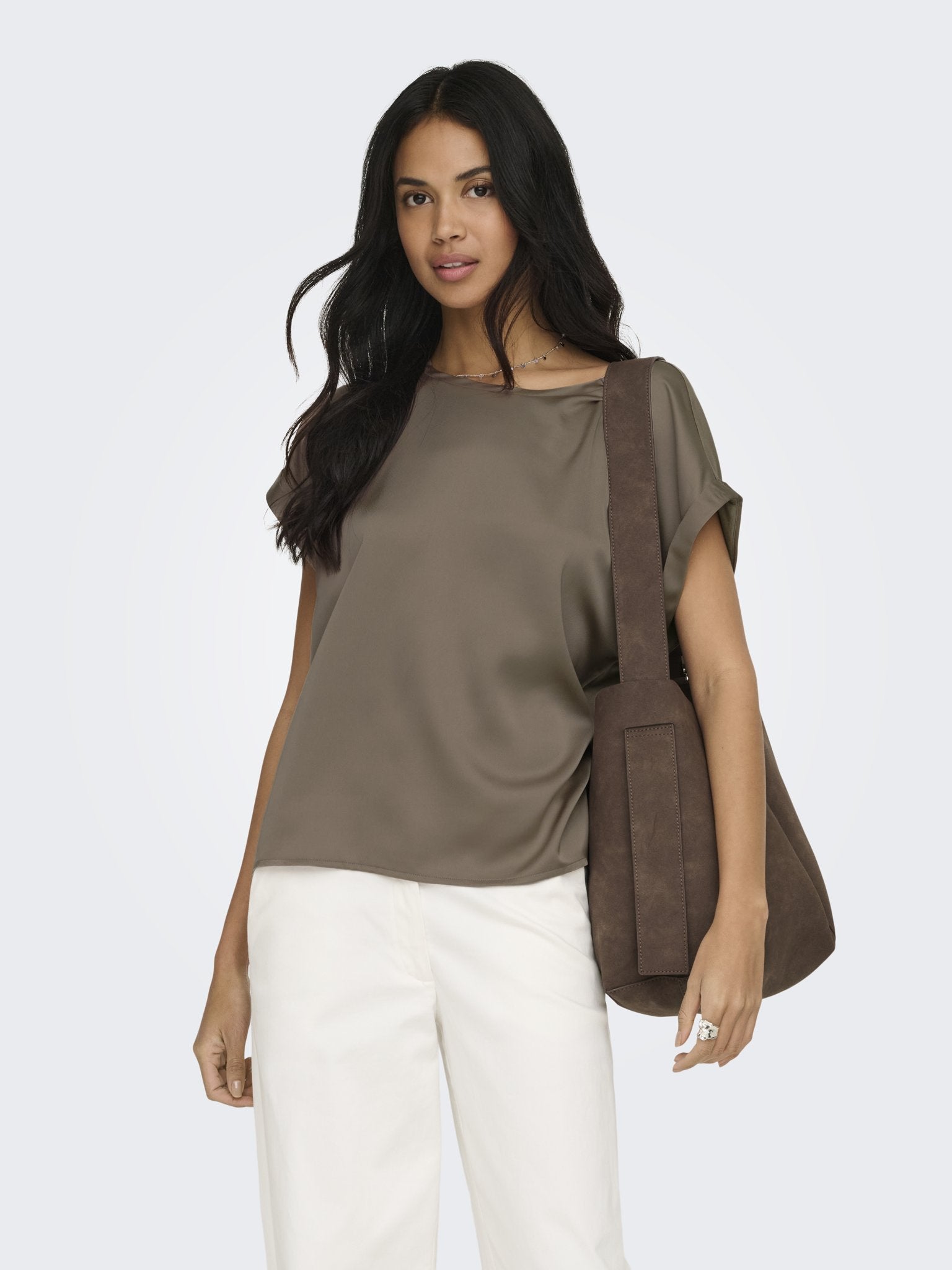 only Damen Tops Walnut