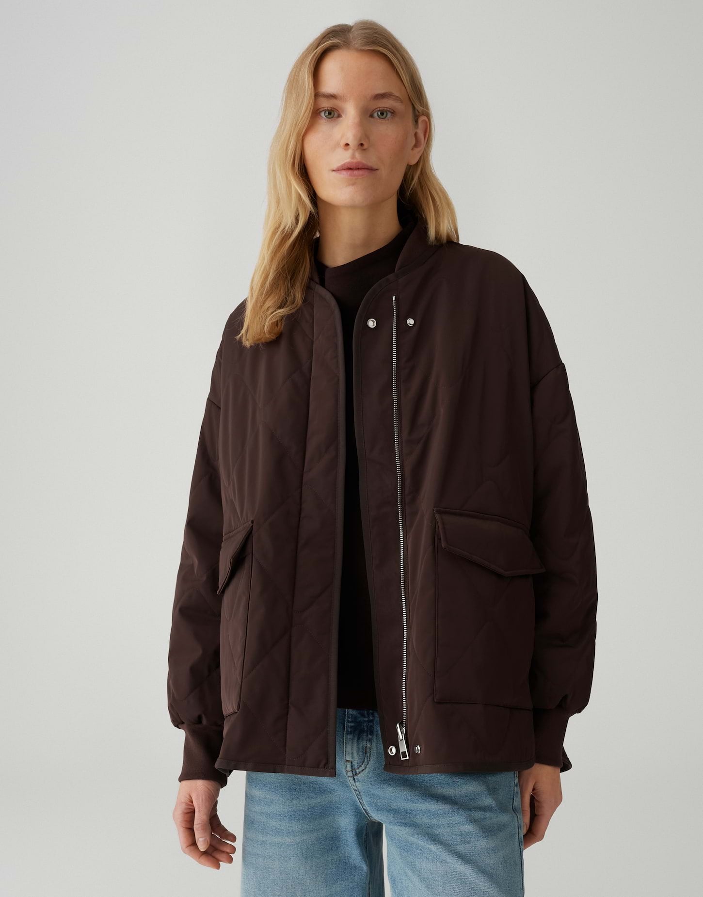 Opus Damen Jacken Coffee Bean