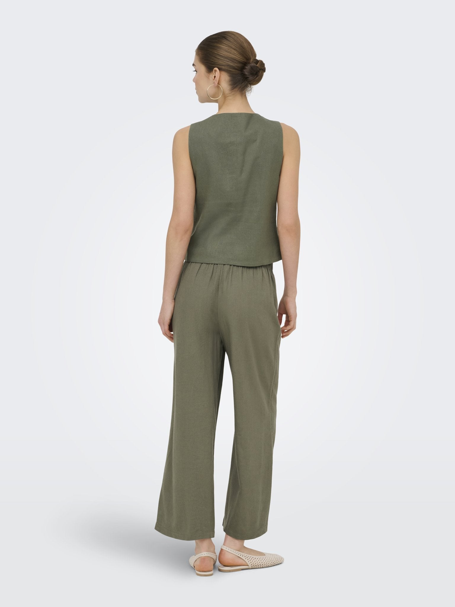 Only Damen Indoorwesten Smokey Olive
