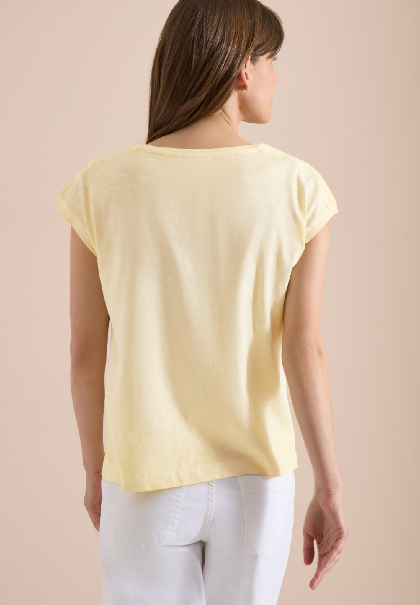 Cecil Damen T-Shirts Buttermil