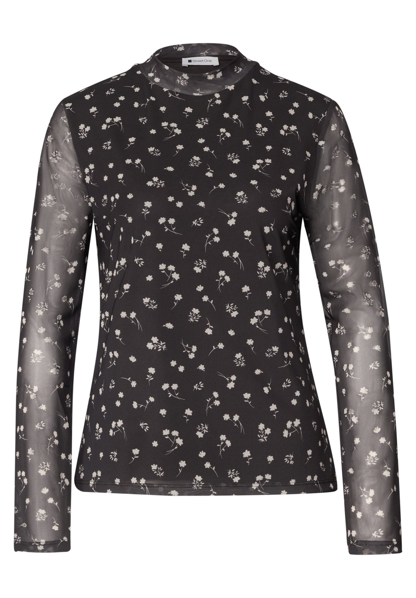 Street One Damen T-Shirts Black Cof