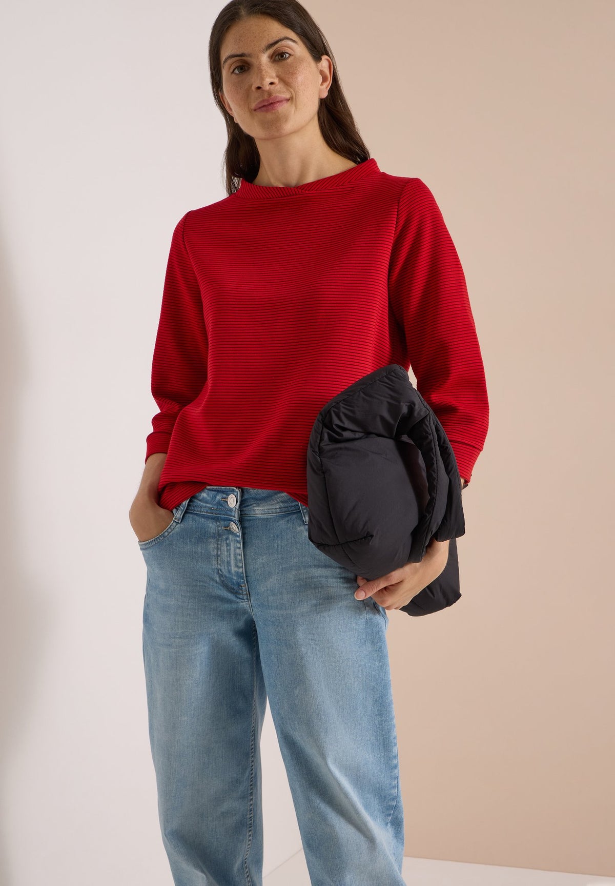 Cecil Damen T-Shirts  Flame Red