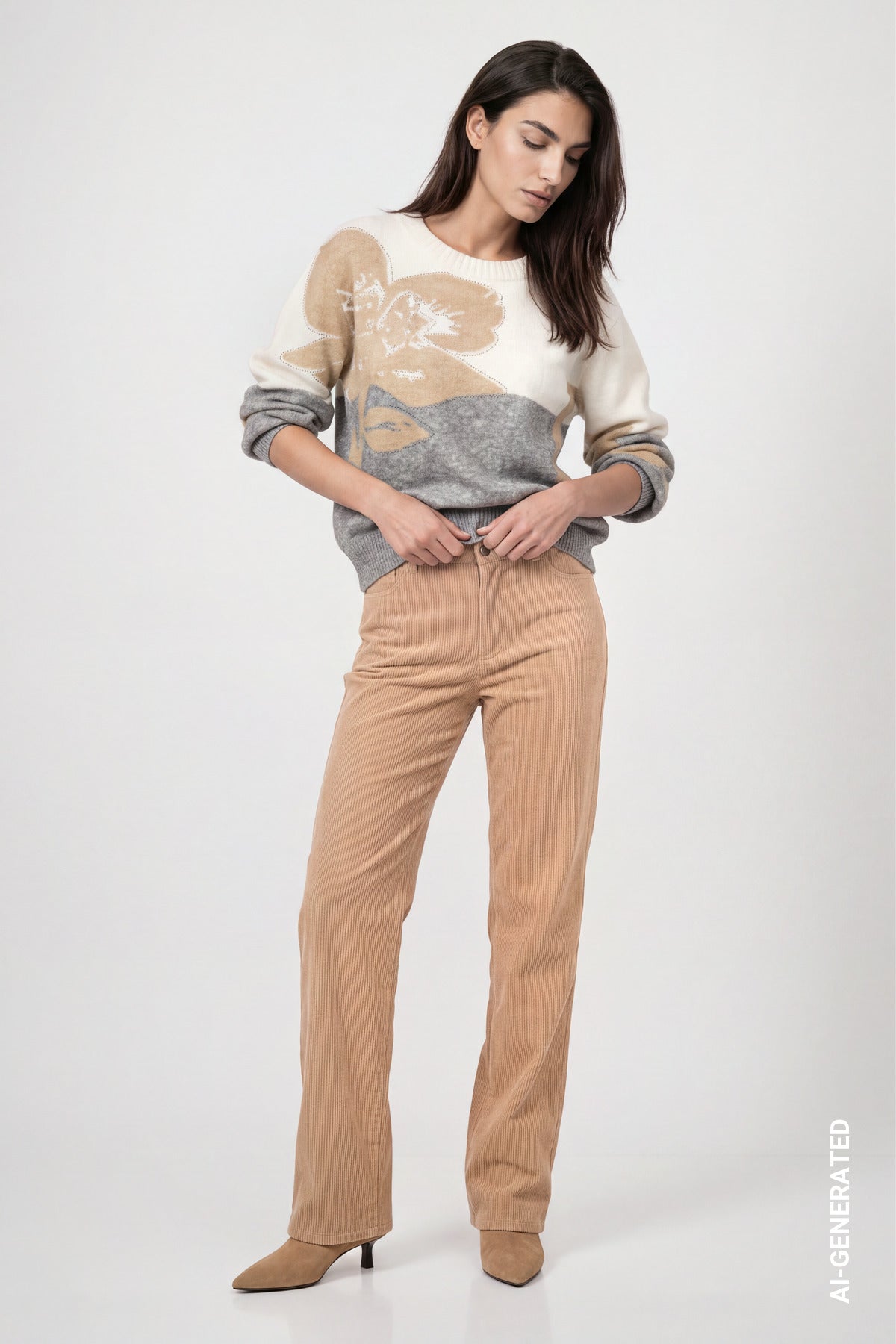 Monari Damen Pullover  Light Grey