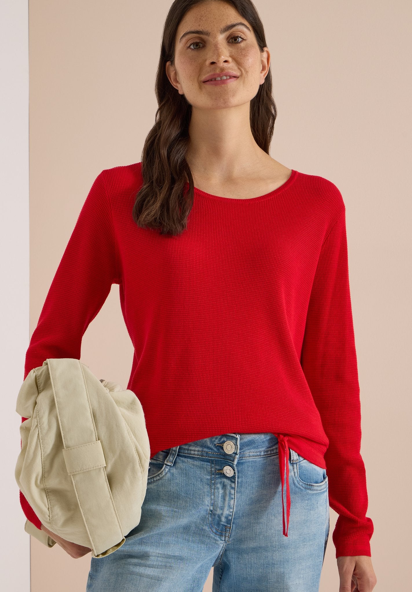 Cecil Damen Pullover  Flame Red