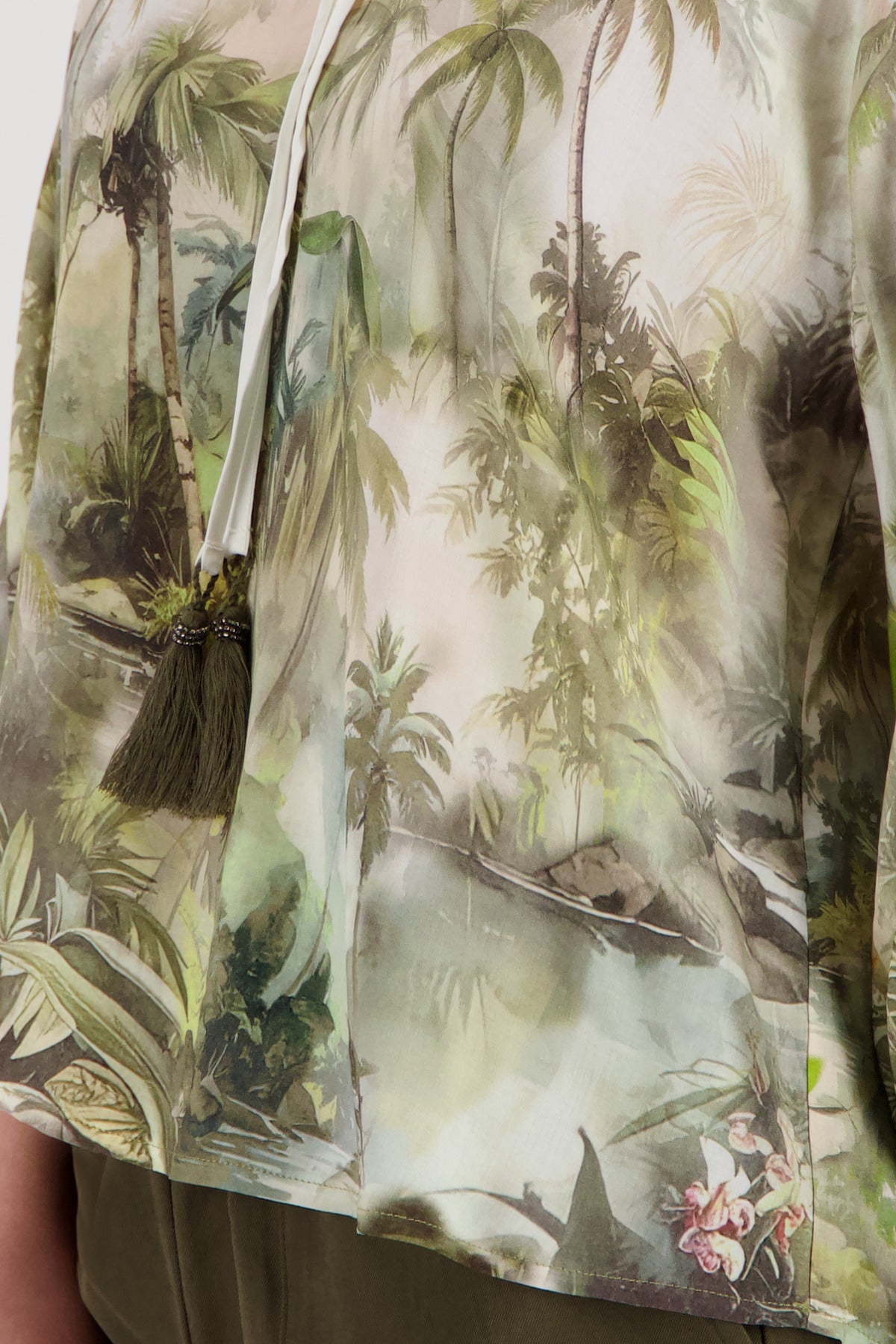 Monari Damen Blusen  Olive Gemus