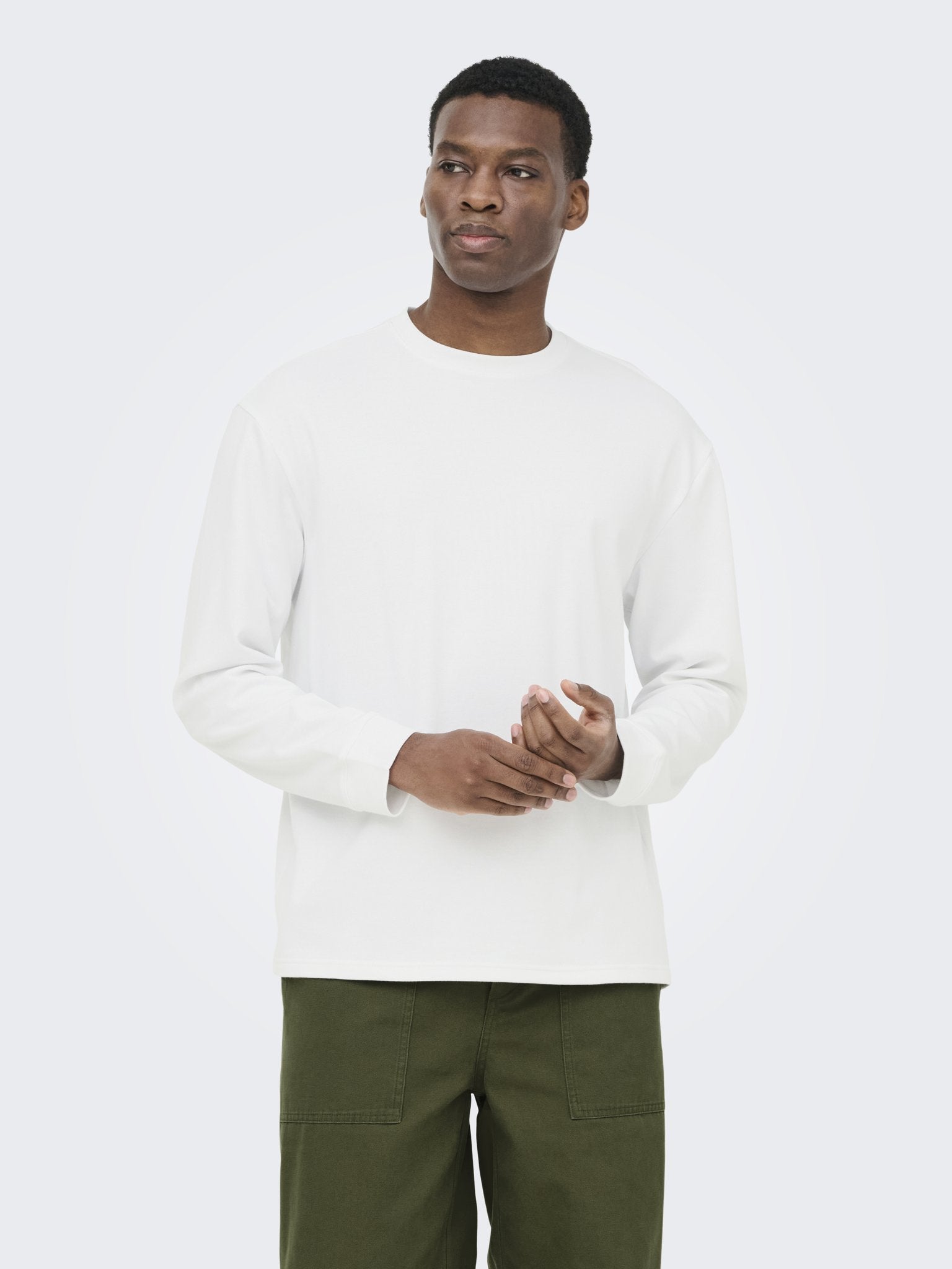 Only & Sons Herren T-Shirts kurz White