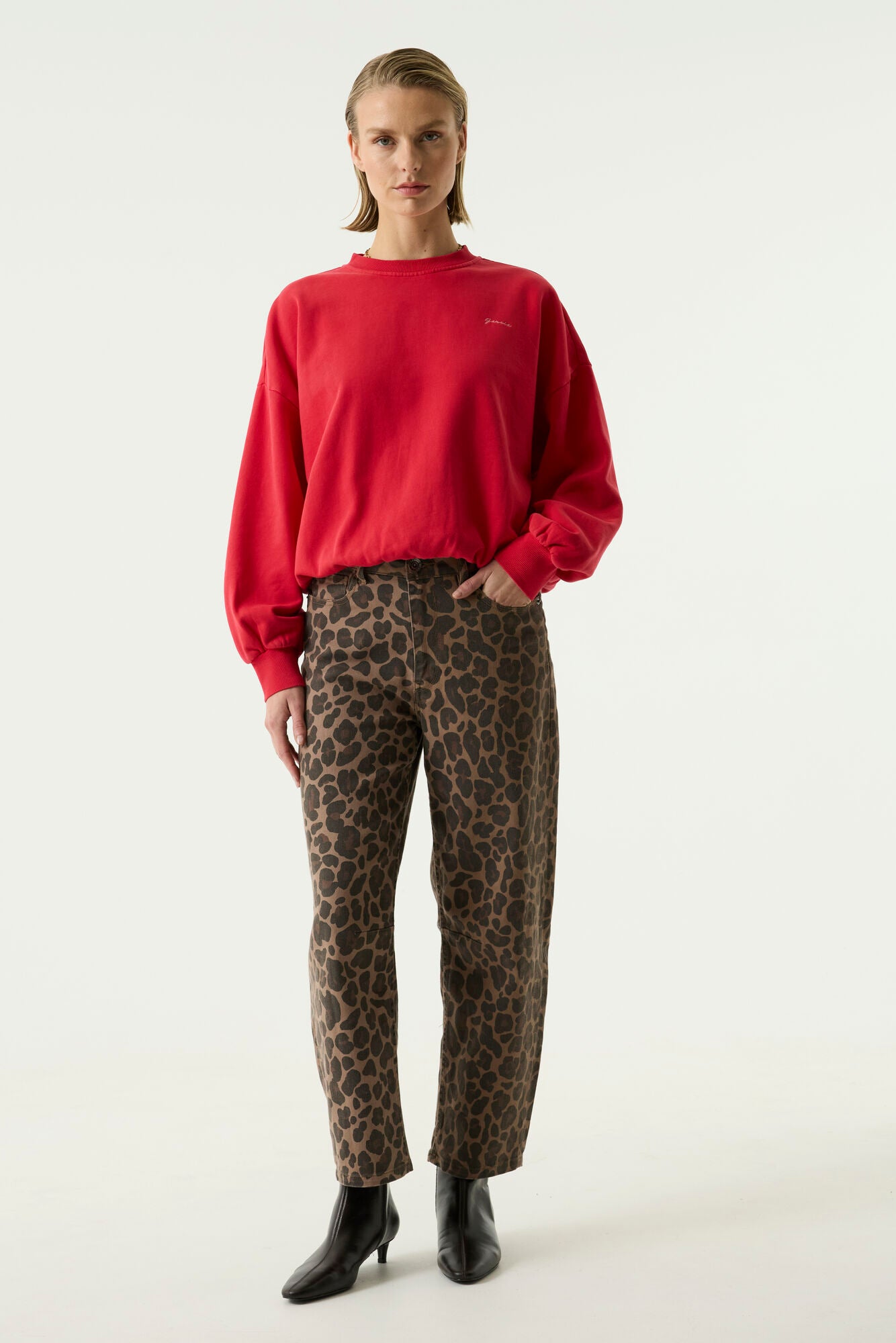 Garcia Damen Sweatshirts Red Petal