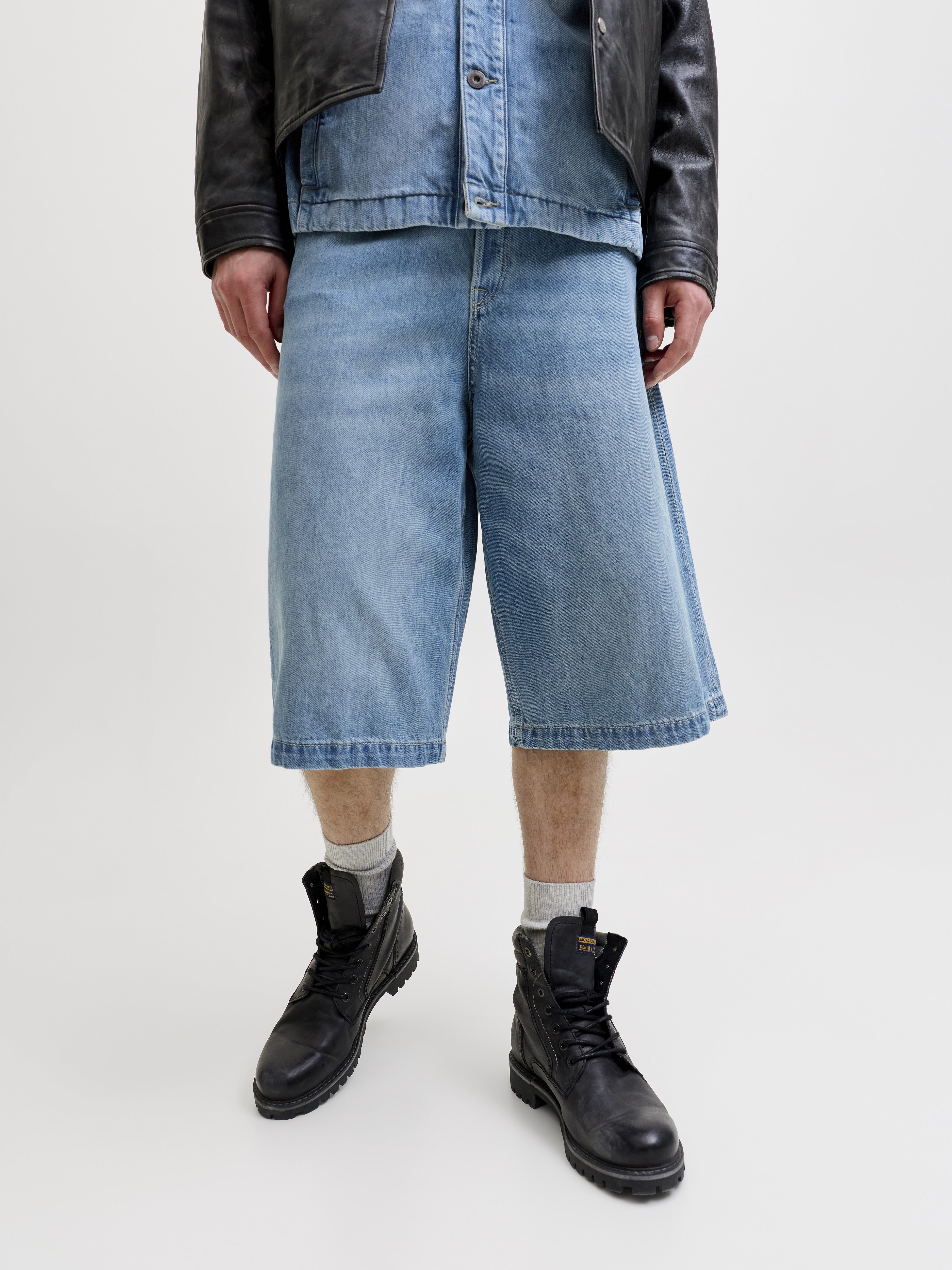 Jack & Jones Herren Shorts Blue Denim