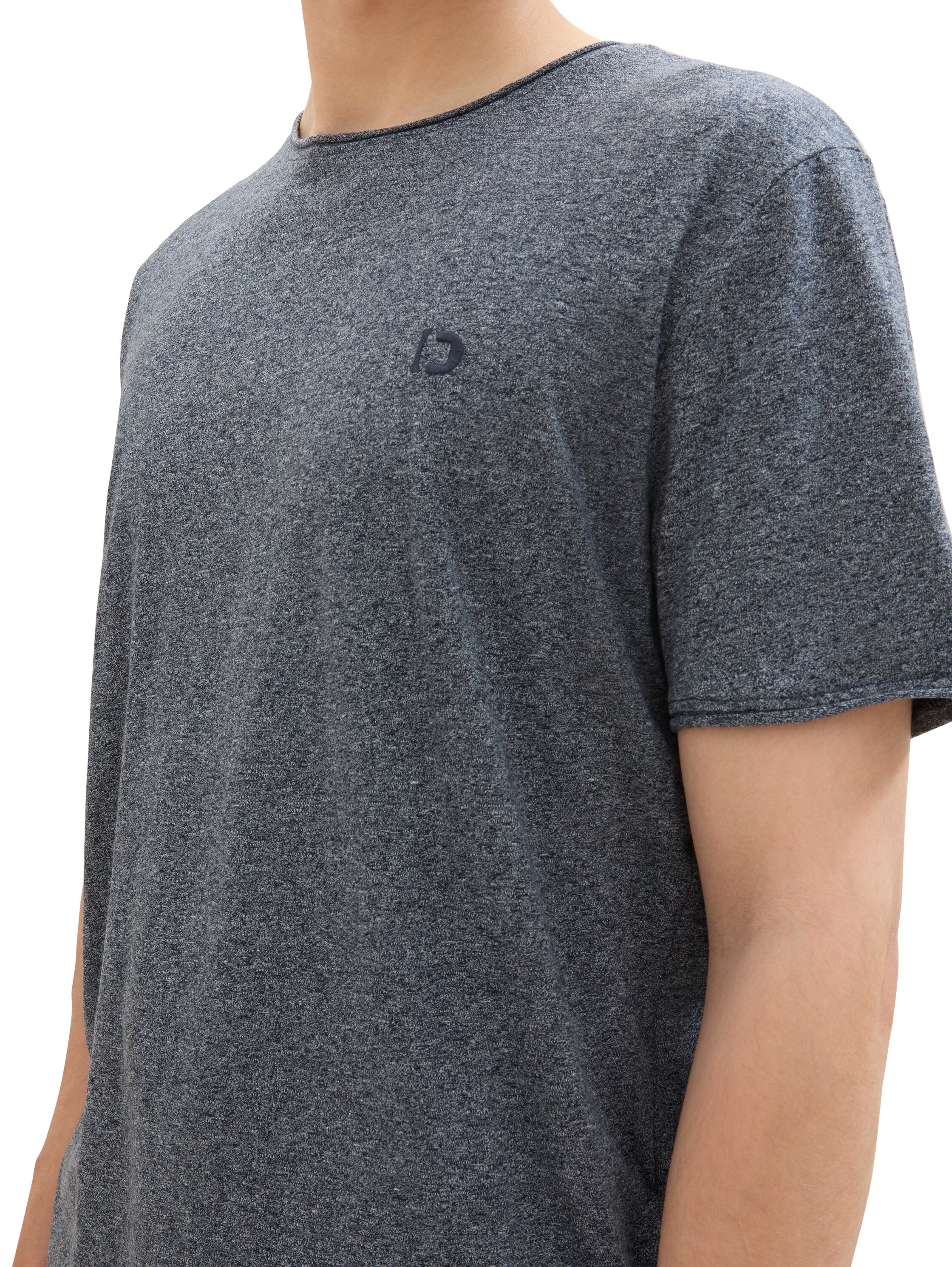 Tom Tailor denim Herren T-Shirts kurz Sky Captain Blu