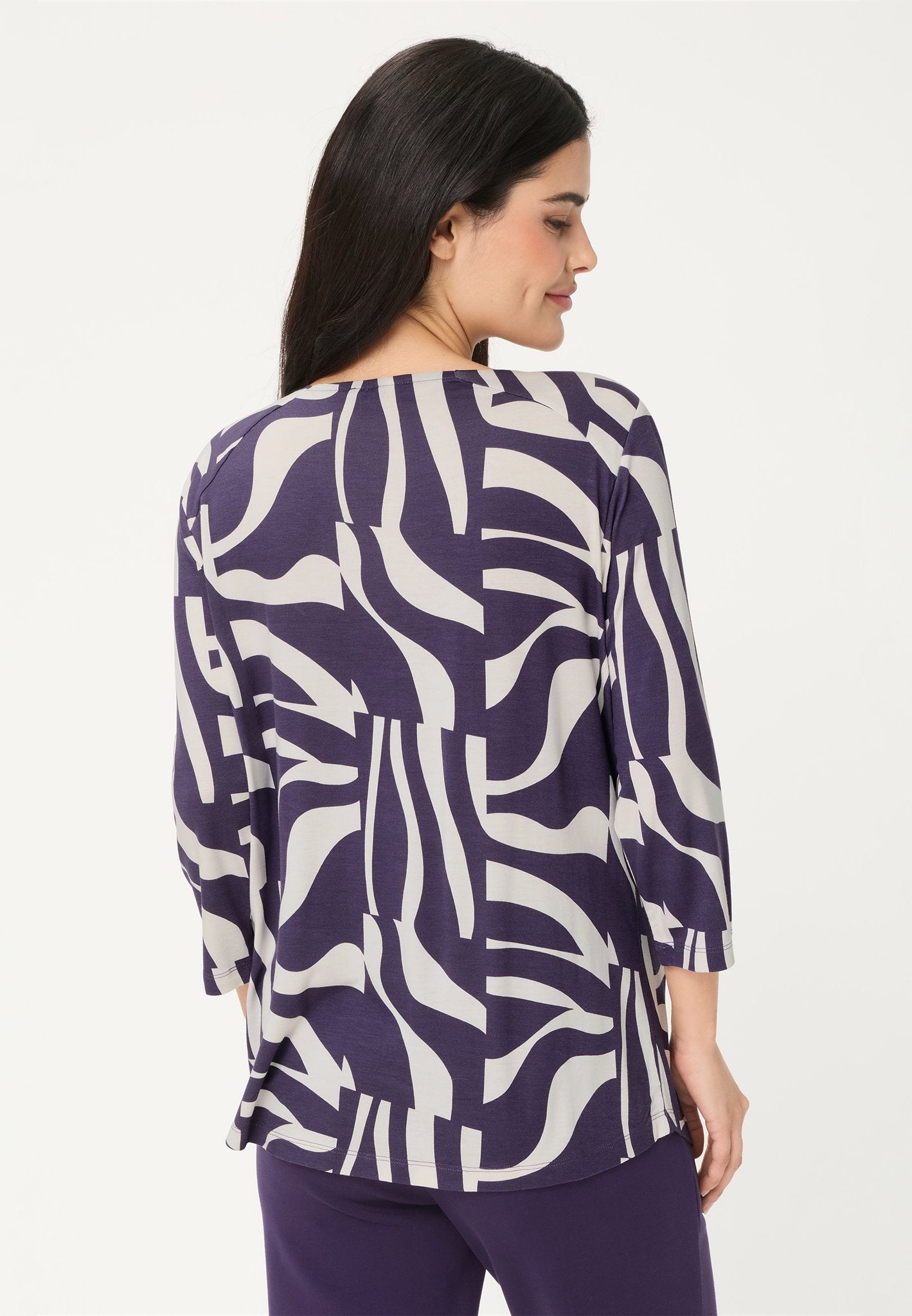 Olsen Damen T-Shirts  Plum