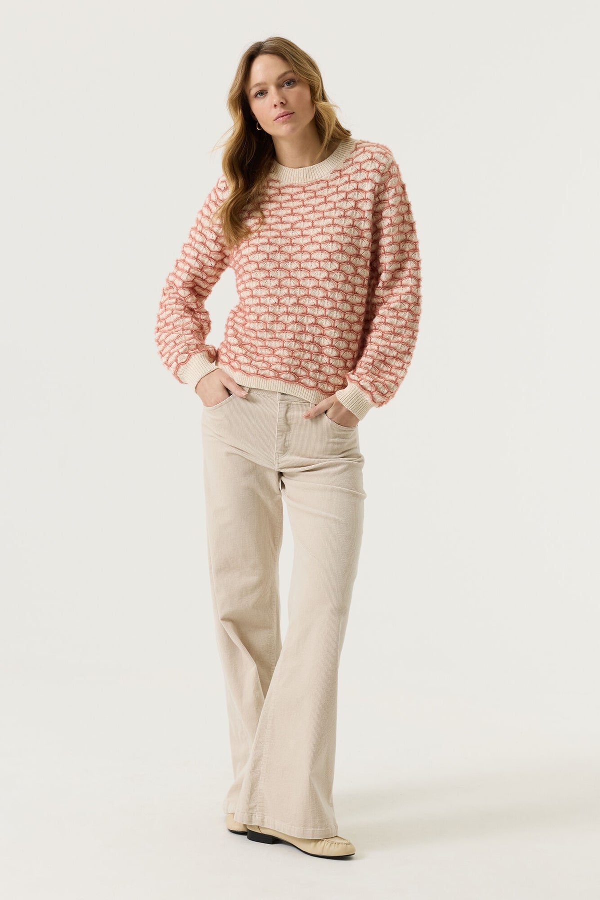 Garcia Damen Strickjacken Coral Dust