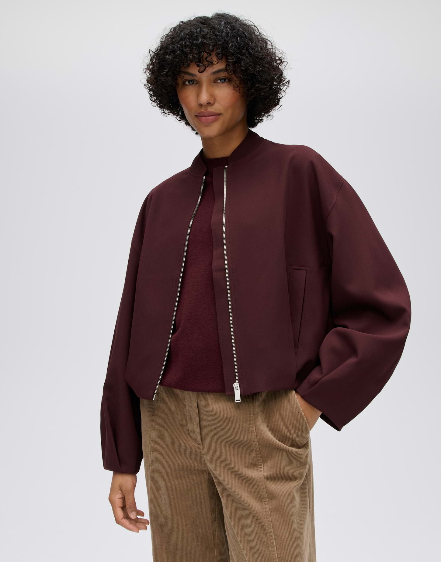 Opus Damen Blazer Cherry Jam
