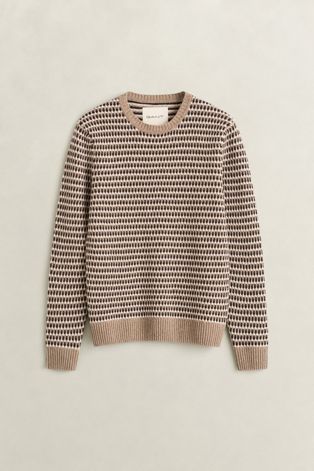 Gant Herren Pullover  Dk. Sand Me