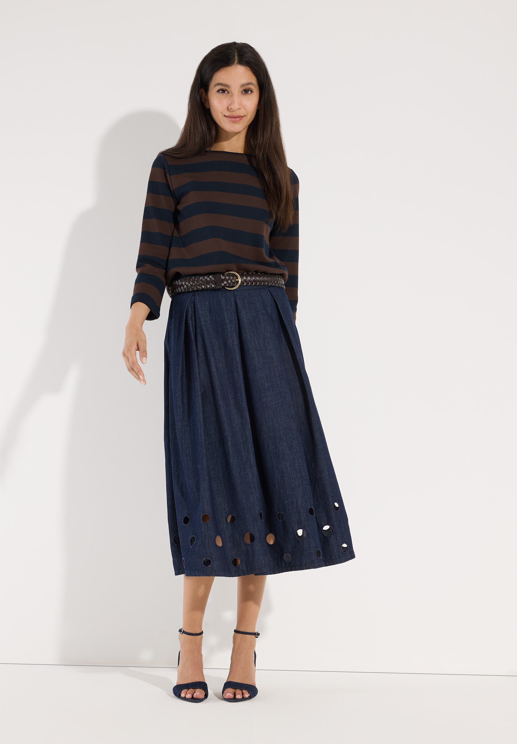 More & More Damen T-Shirts  Espresso M