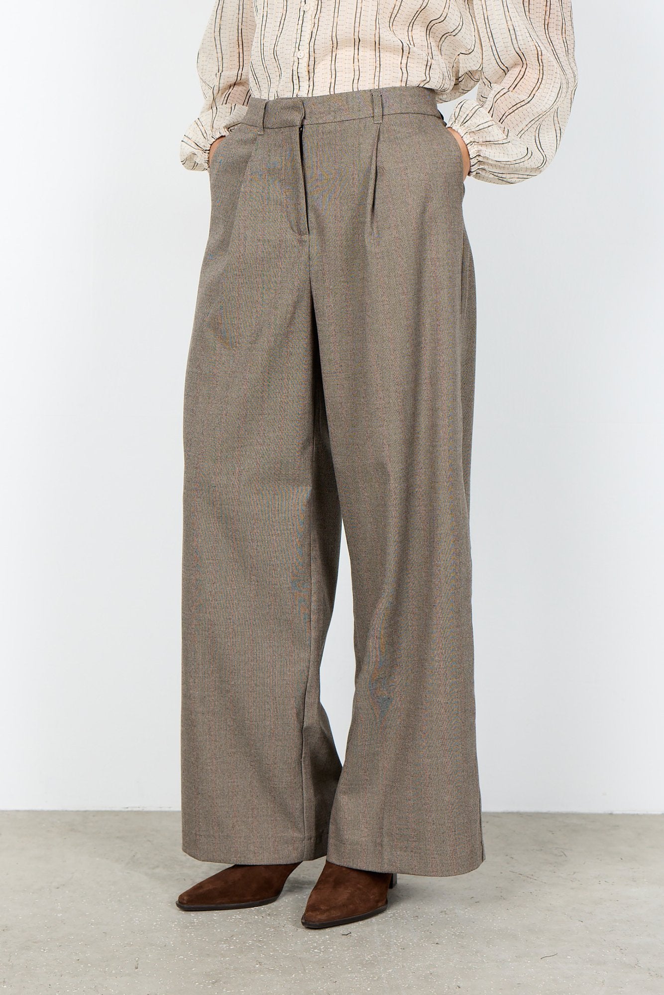 Soya Concept Damen Hosen Madder Brown Co