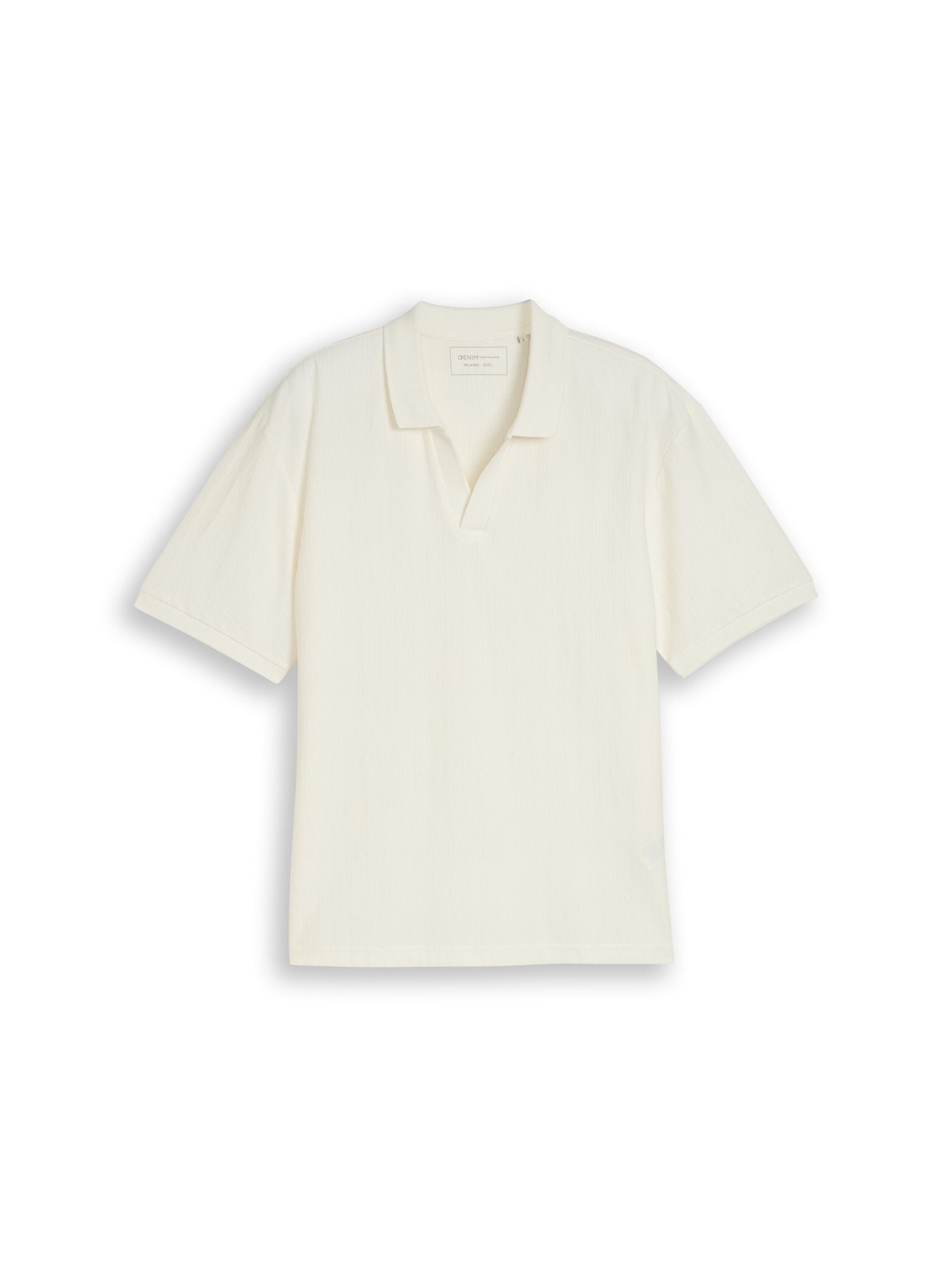 Tom Tailor denim Herren Polo-Shirts Wool White