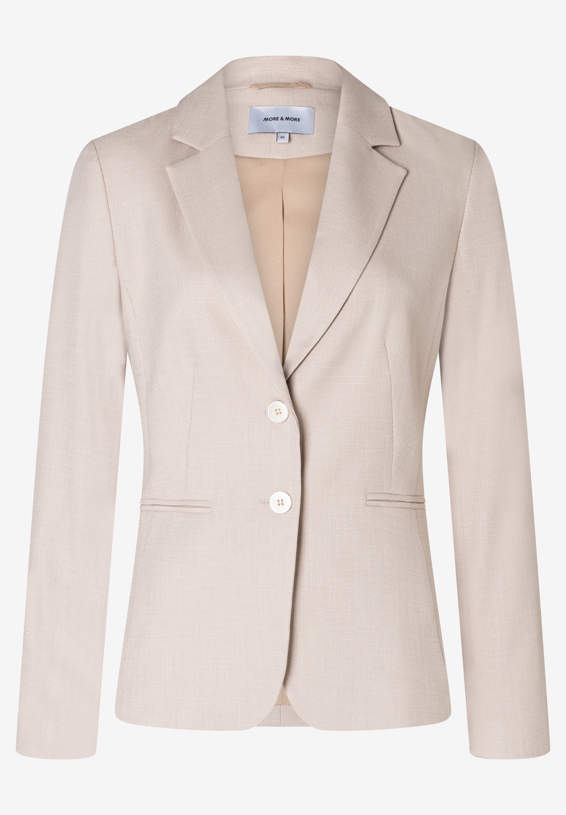 More & More Damen Blazer  Powder Bei