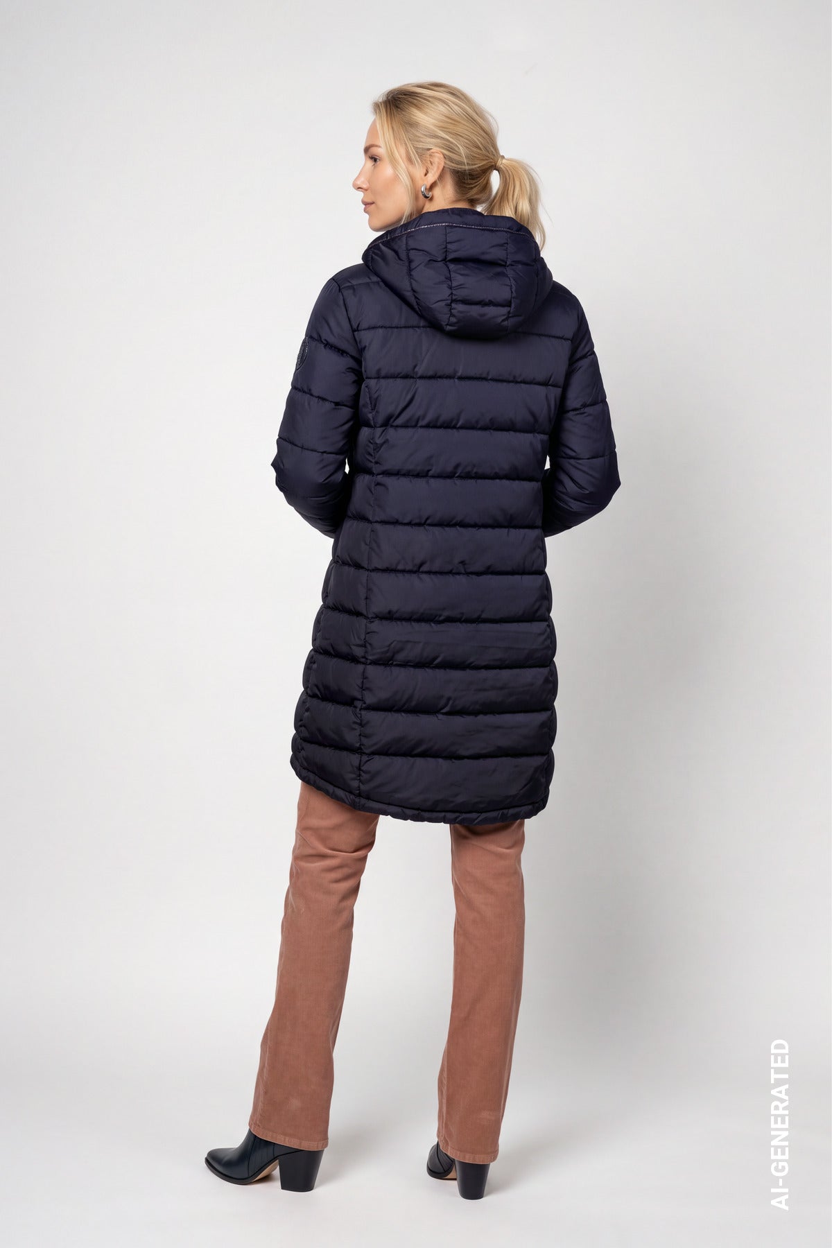 Monari Damen Mantel  Dark Blue