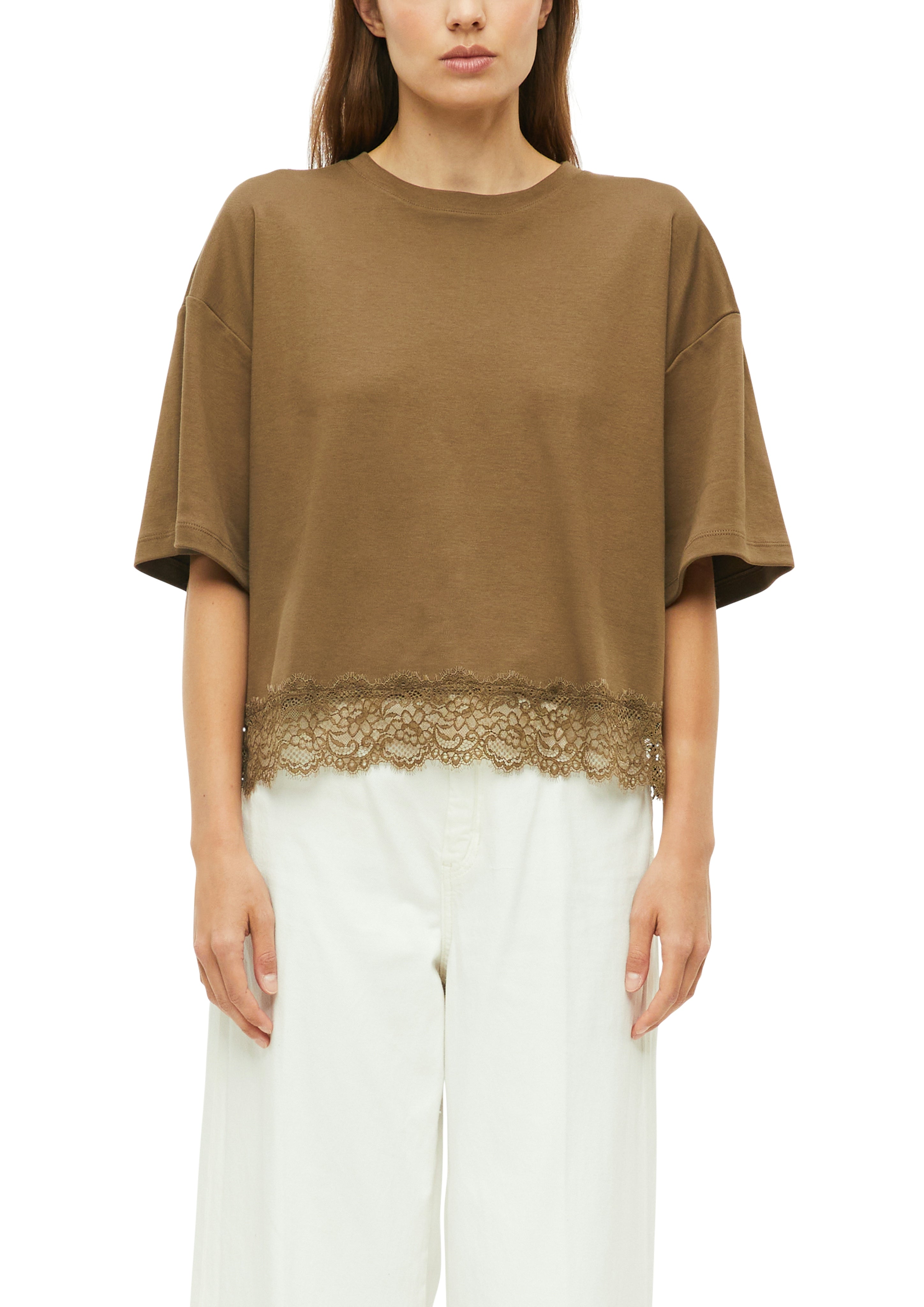 S. Oliver red Damen T-Shirts Brown
