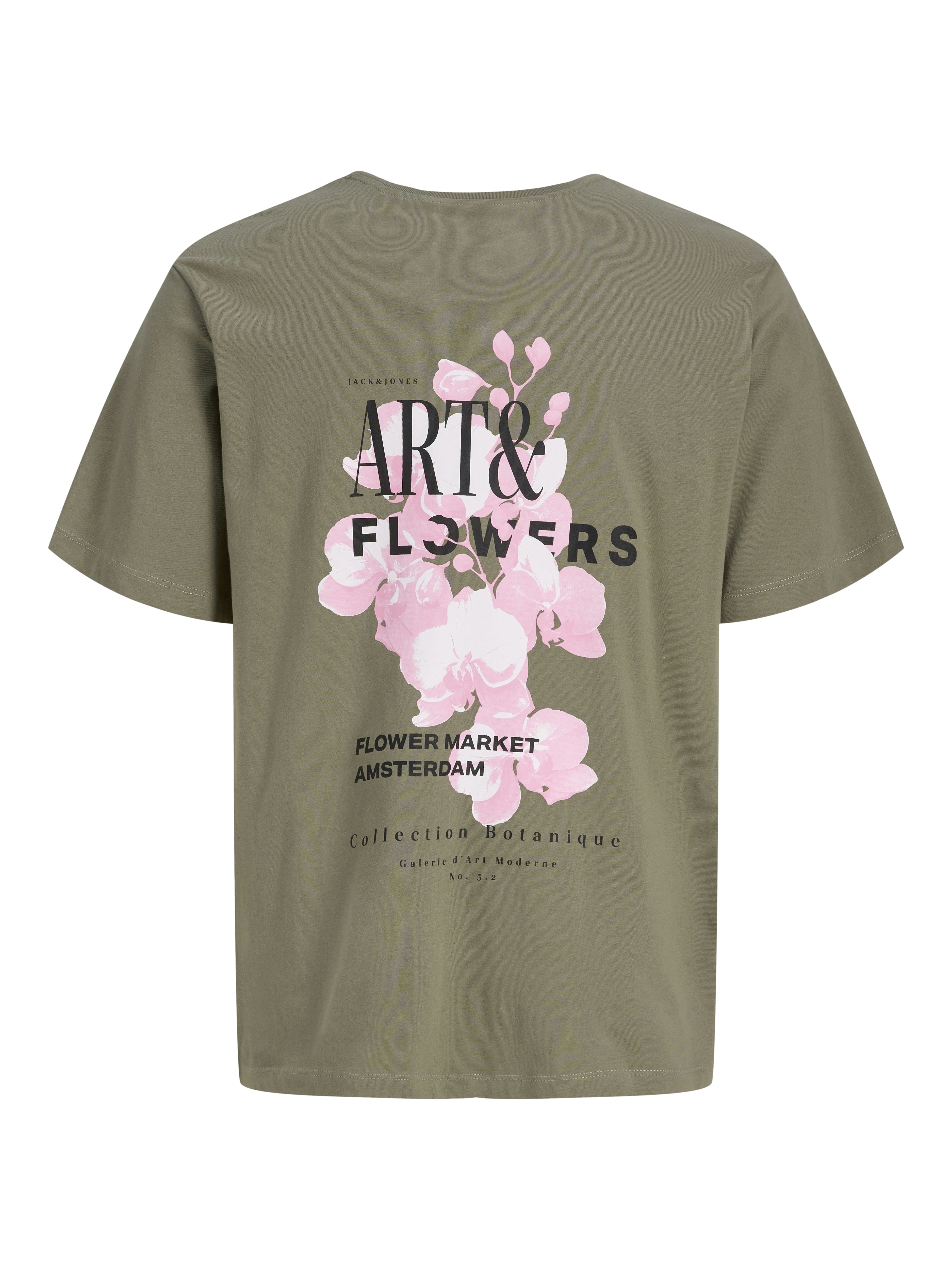 Jack & Jones Herren T-Shirts kurz Vetiver