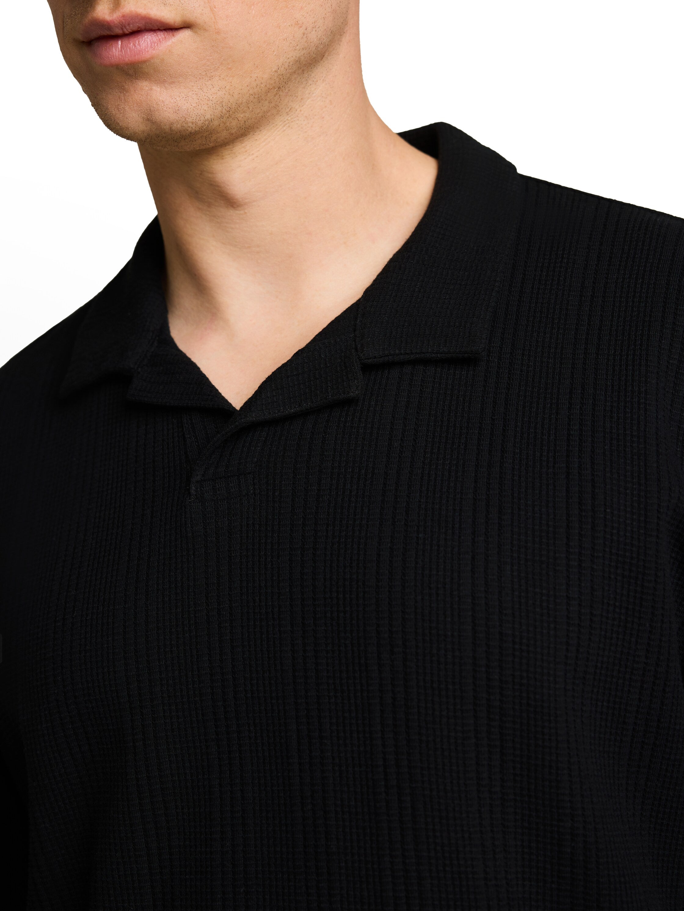 Tom Tailor denim Herren Polo-Shirts Black