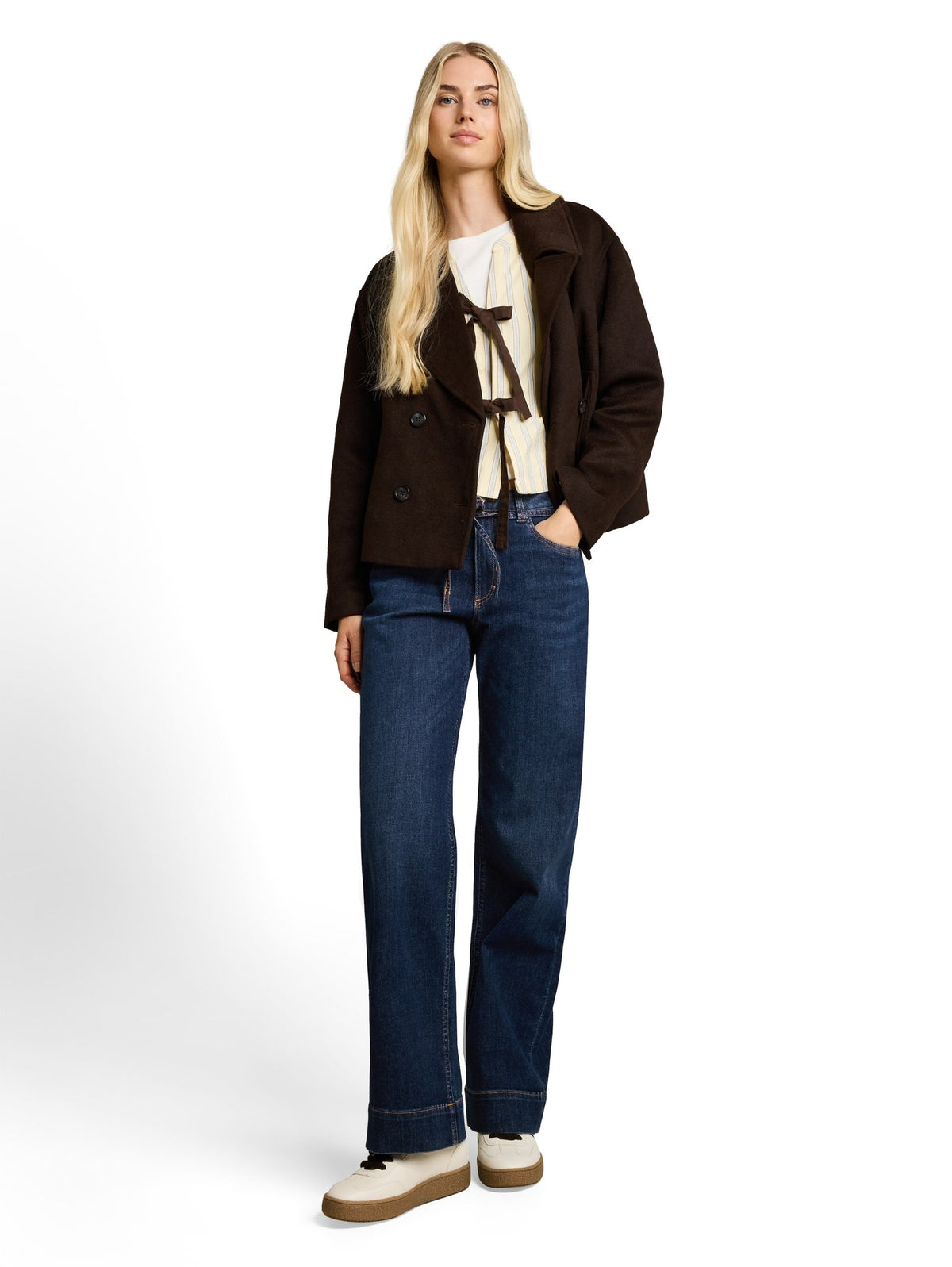 Tom Tailor denim Damen Jeans Used Dark Stone