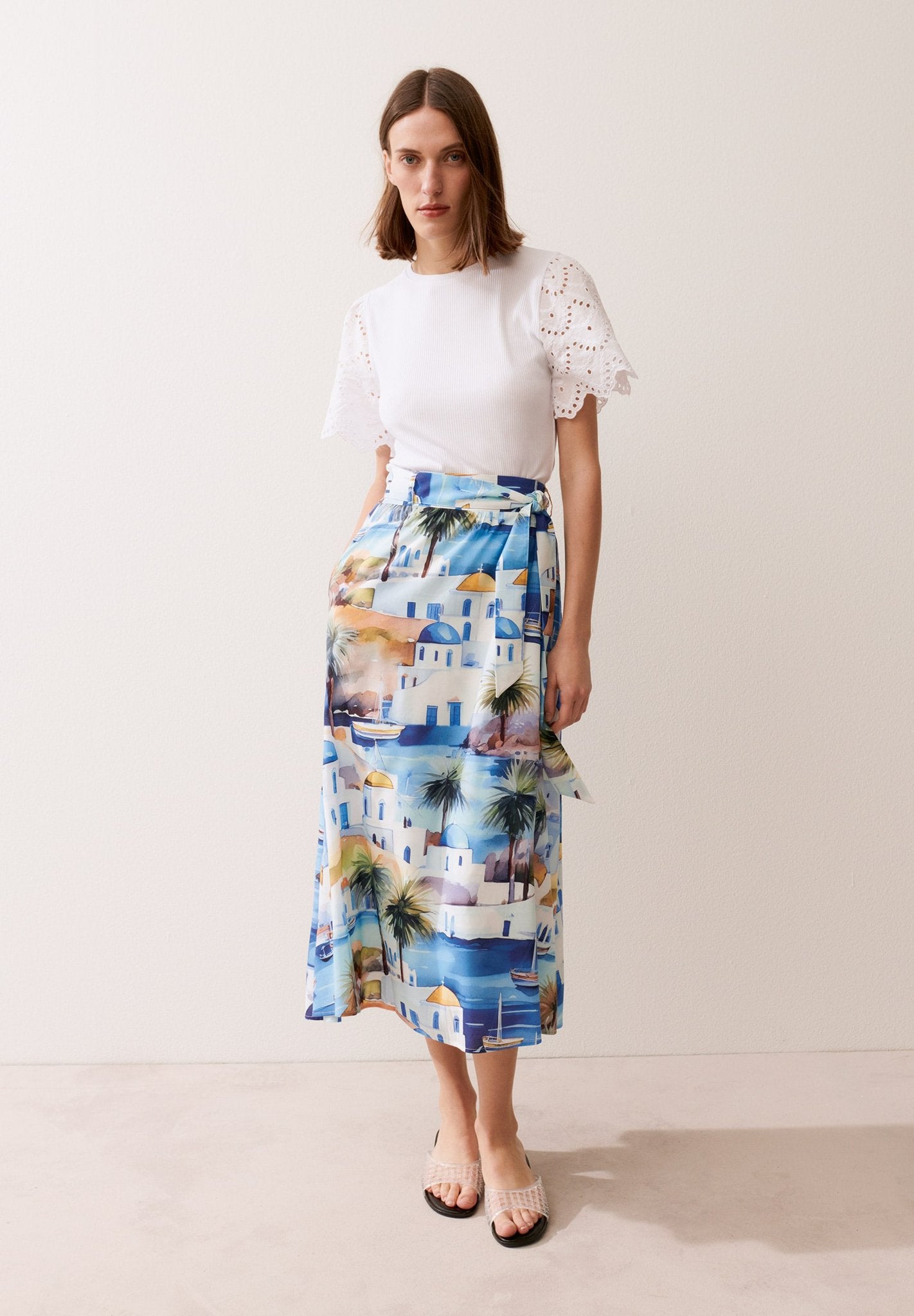 More & More Damen T-Shirts  White
