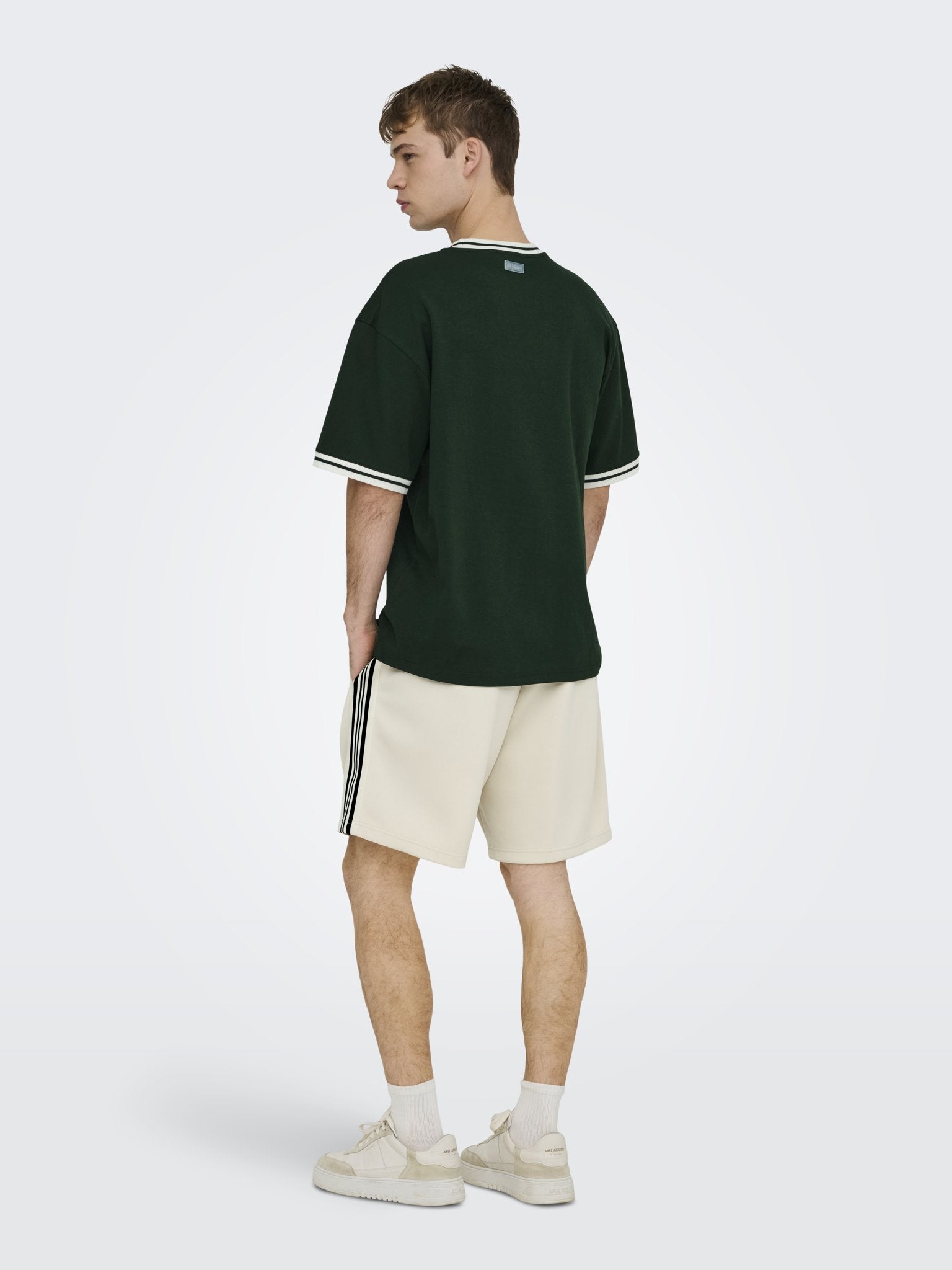 Only & Sons Herren Shorts Whitecap Gray