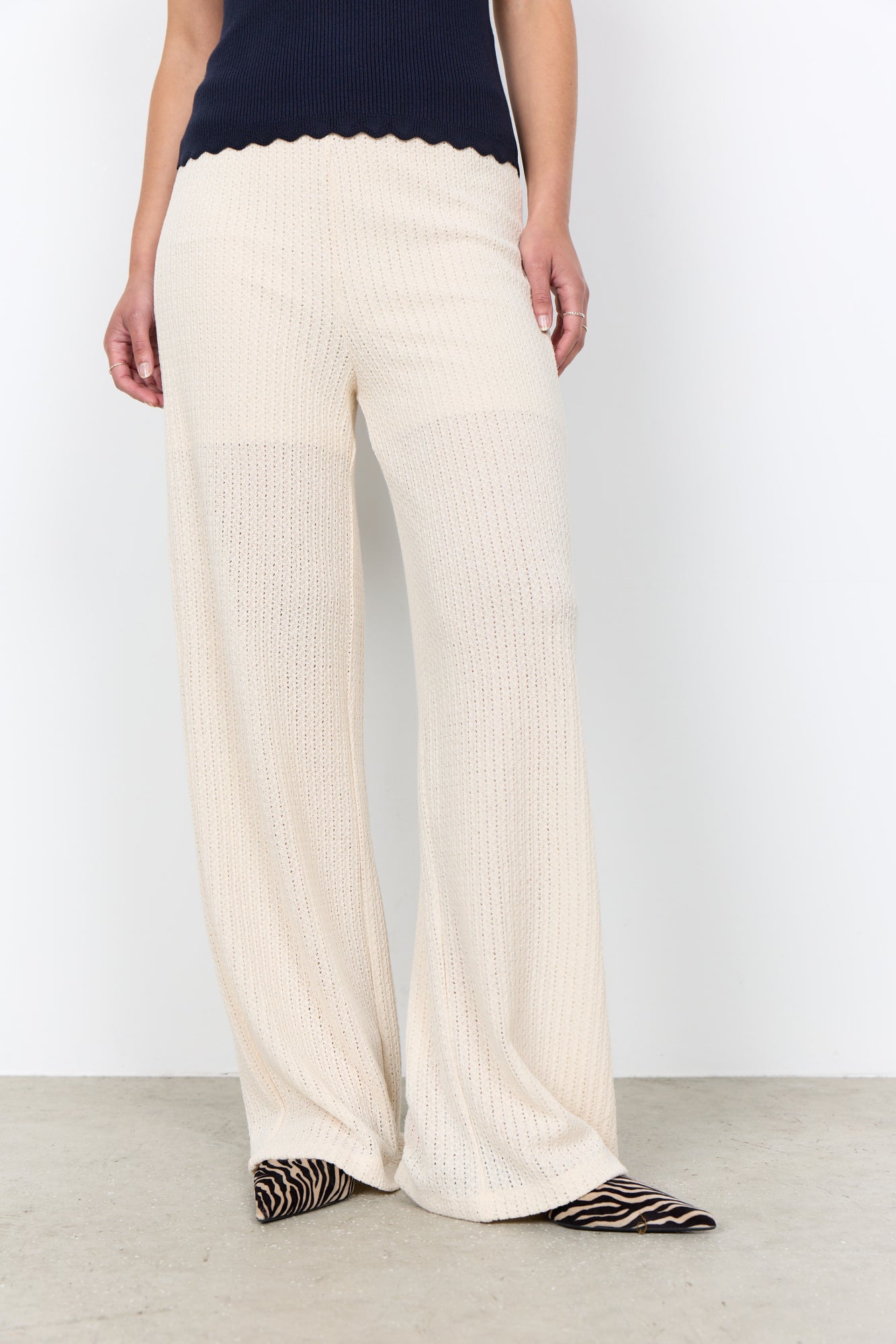 Soya Concept Damen Hosen Cream