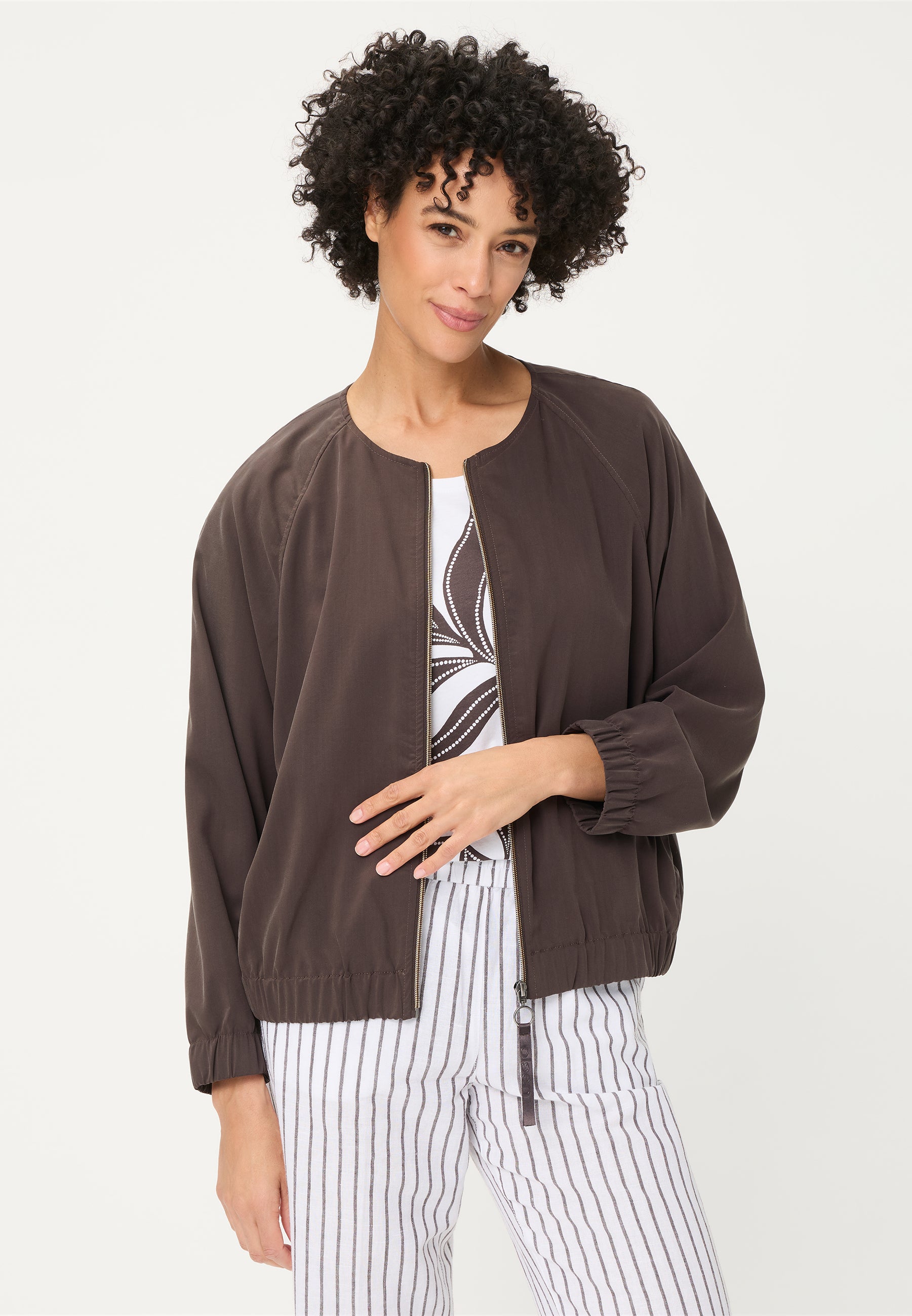 Olsen Damen Jacken Dark Brow