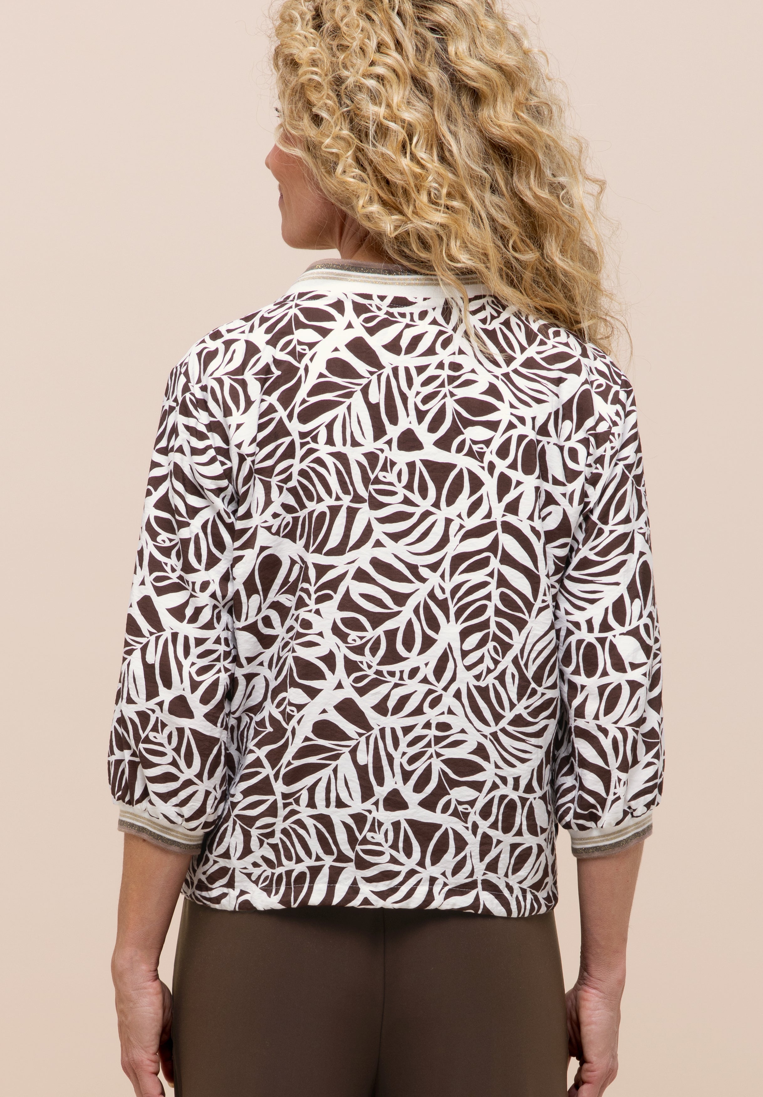 Bianca Damen Blazer Brown Mix