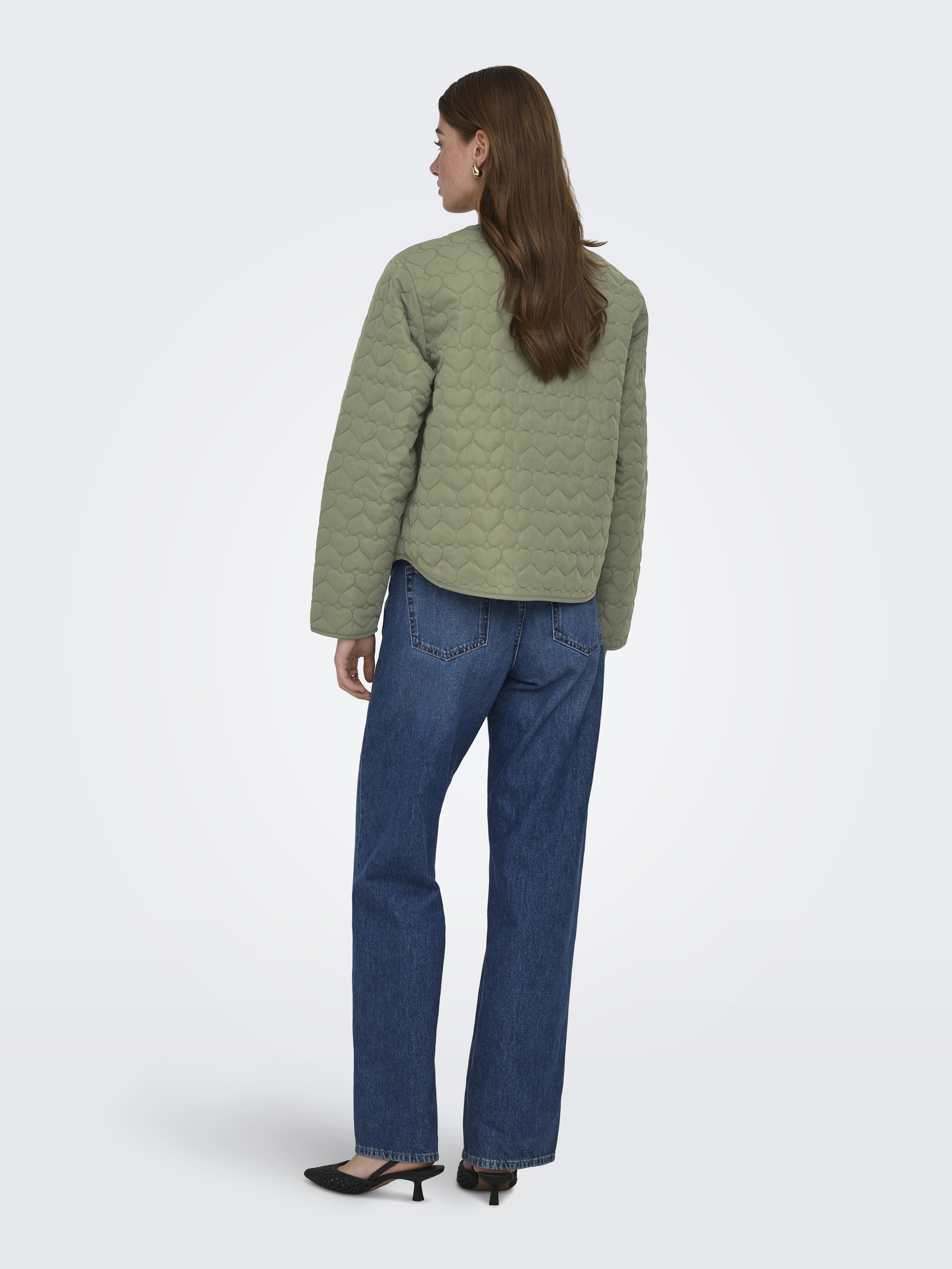 Only Damen Jacken Oil Green