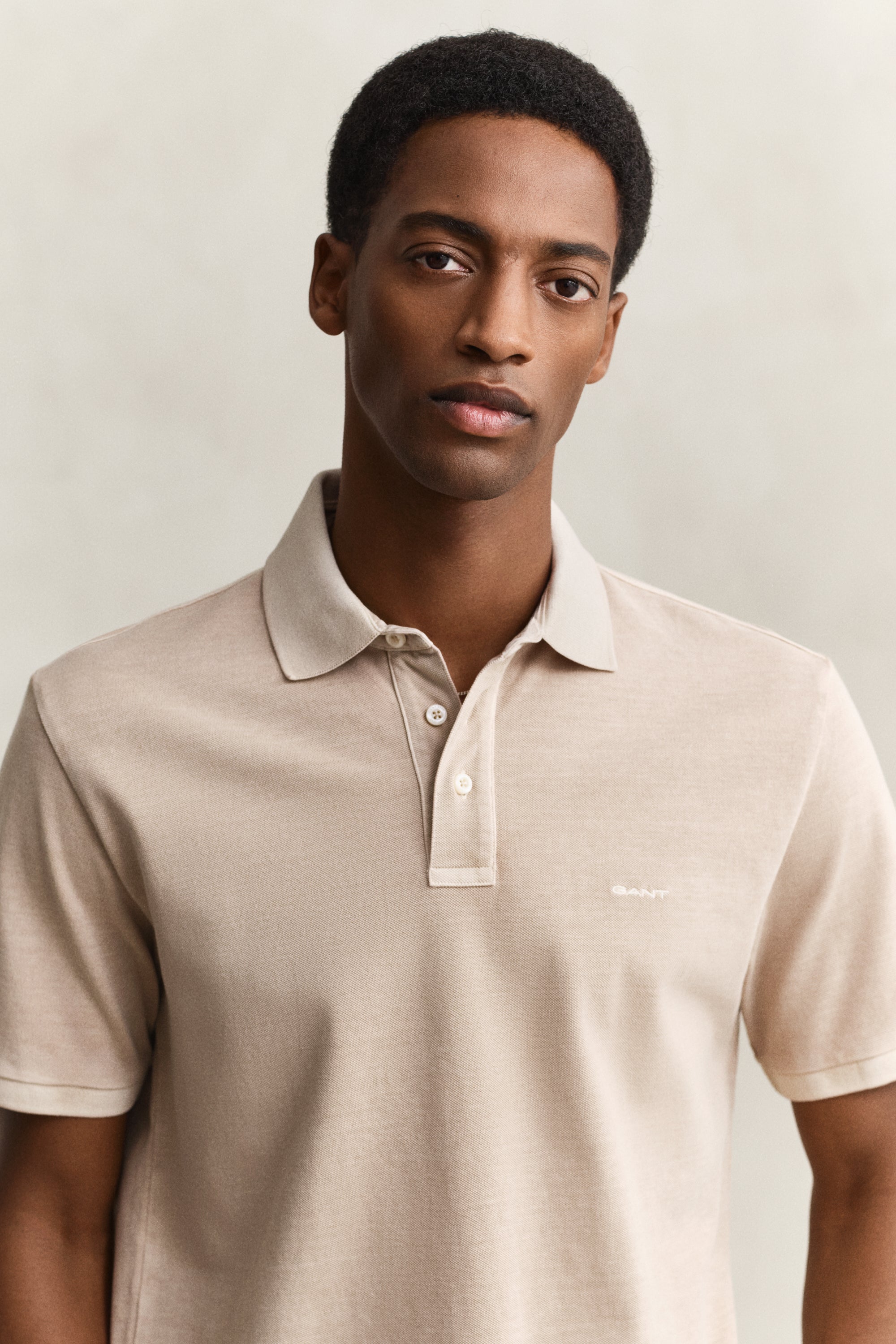 Gant Herren Polo-Shirts  Oat Beige