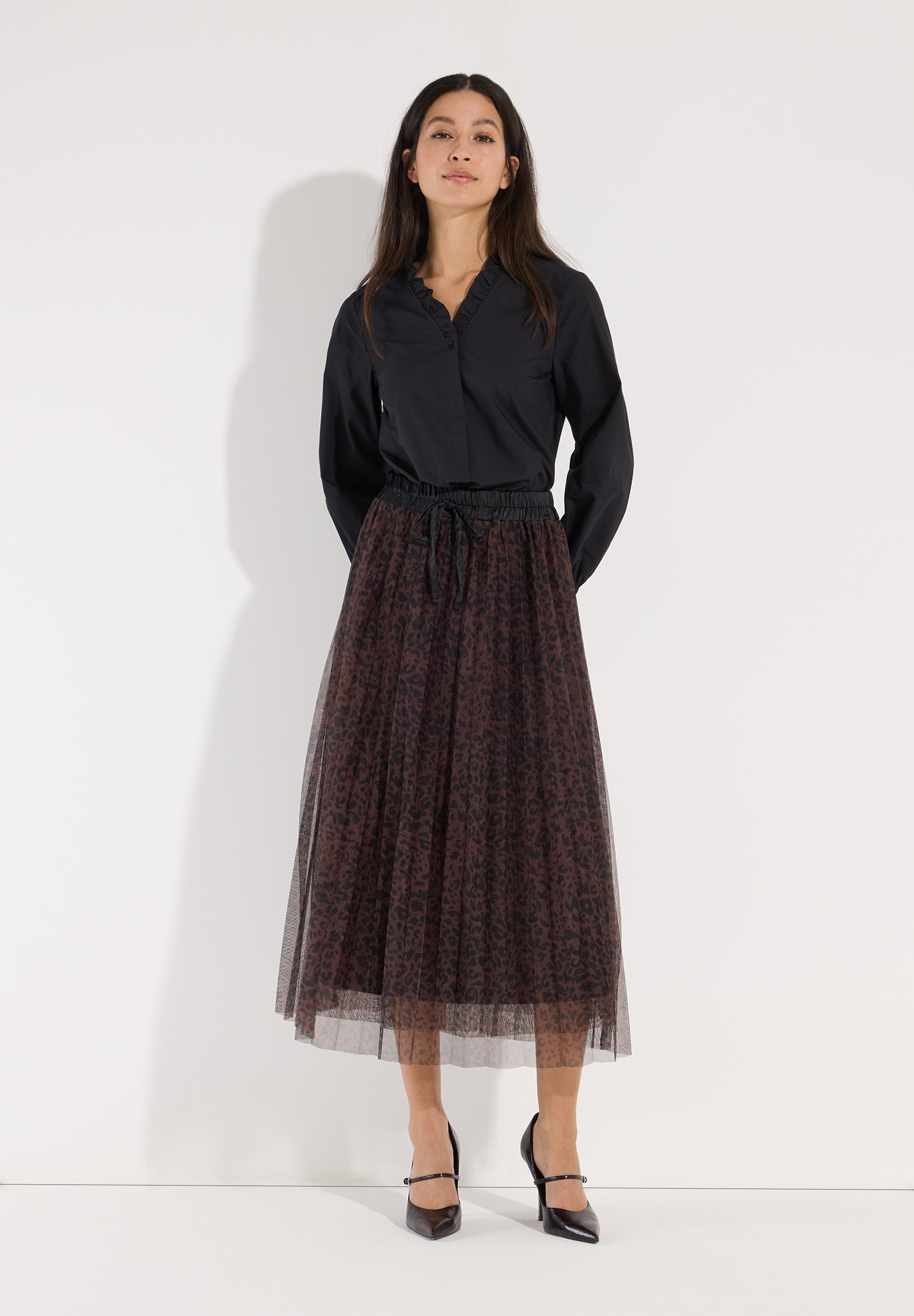 More & More Damen Blusen  Black