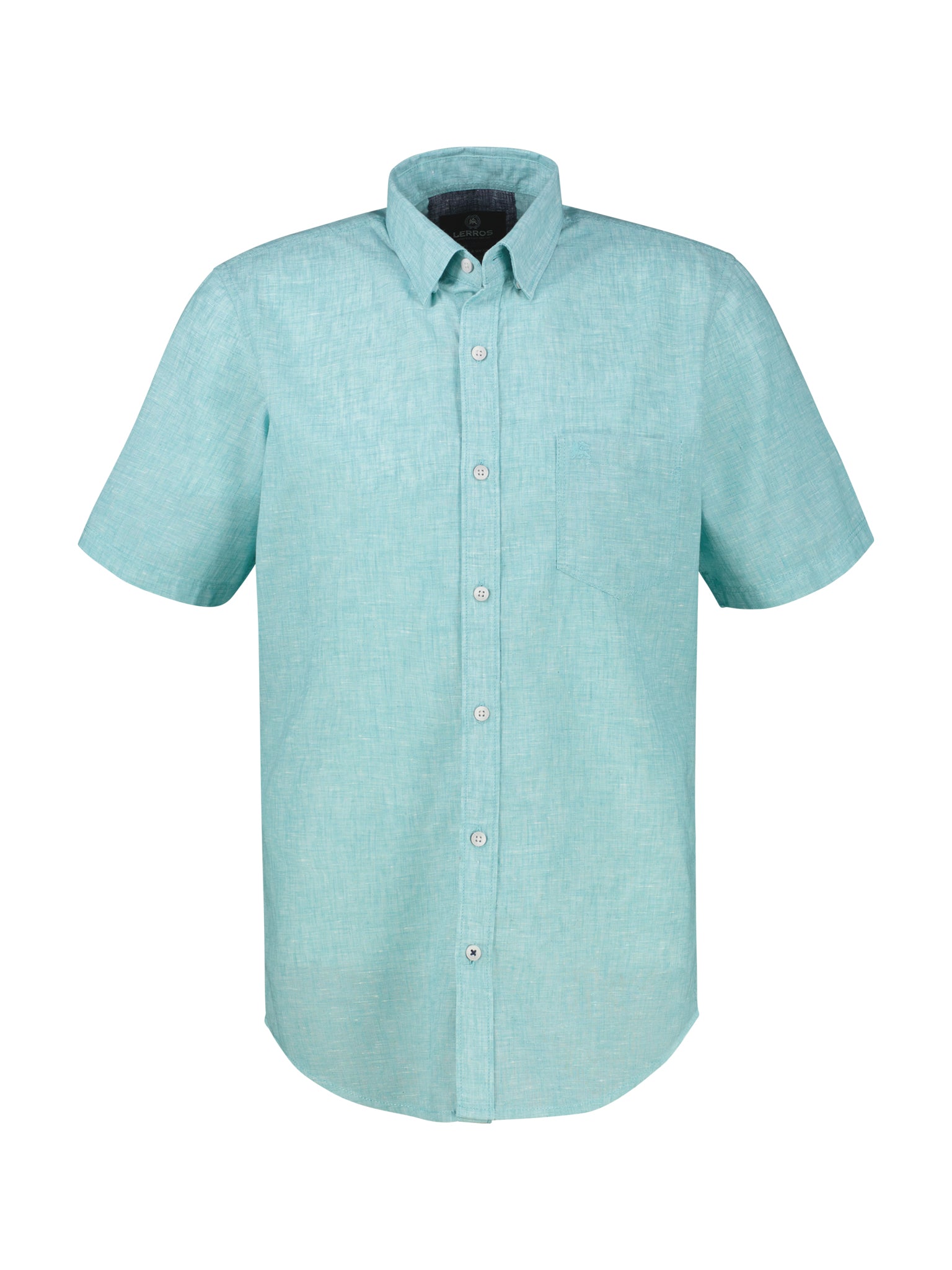 Lerros Herren Hemden kurz Reef Blue