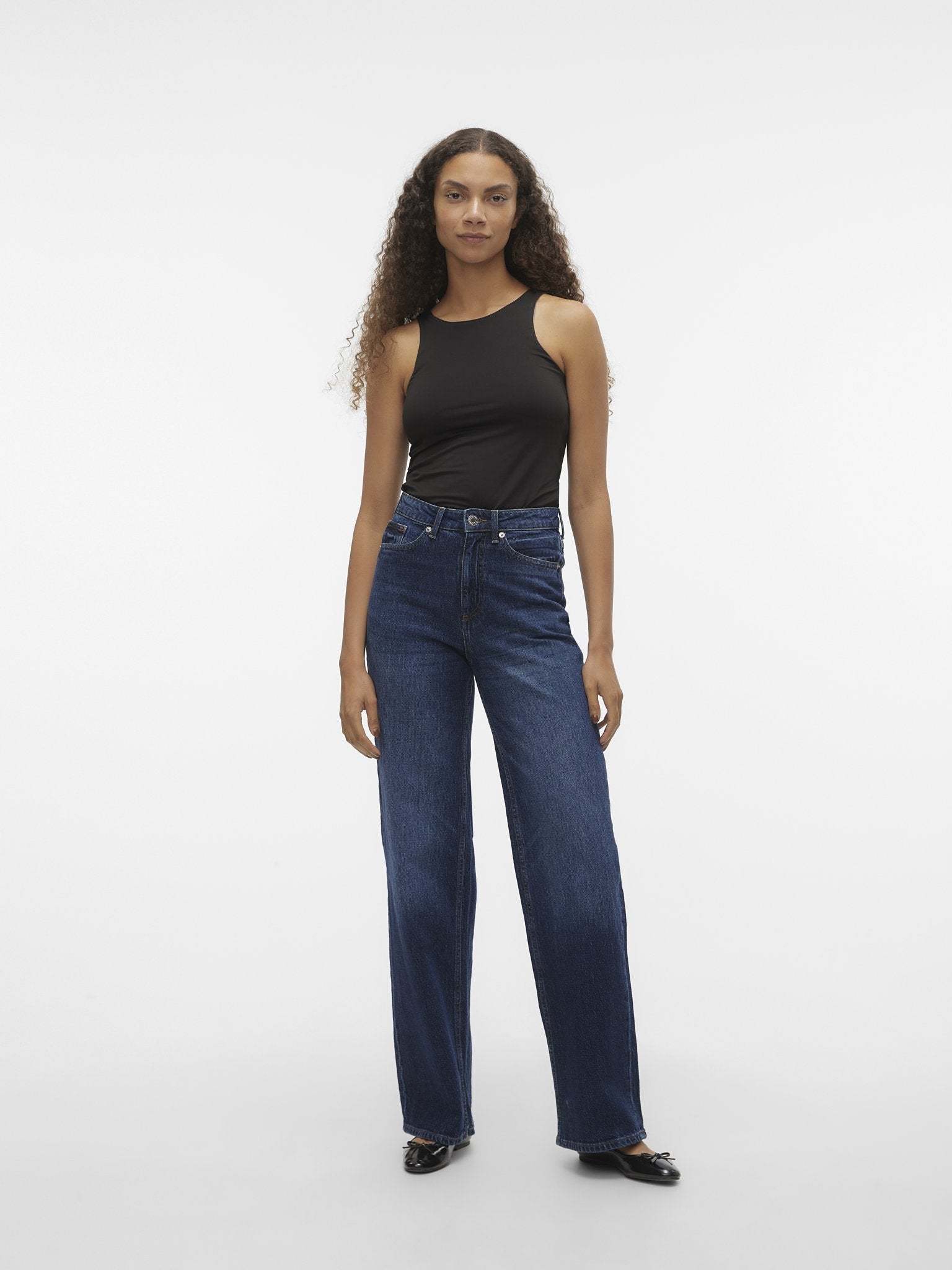 Vero Moda Damen Jeans Dark Blue Denim