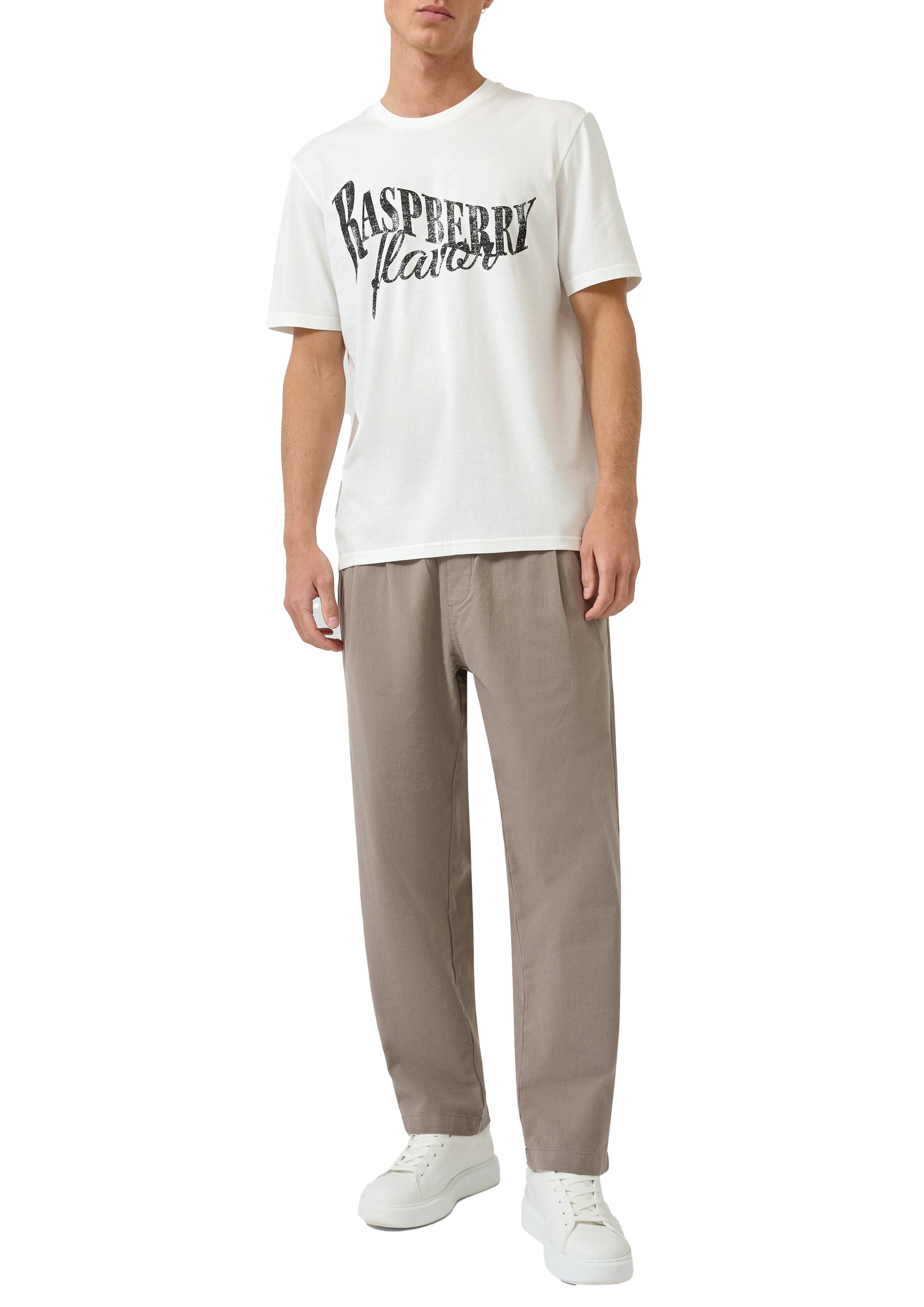 QS by S.Oliver Herren T-Shirts kurz White