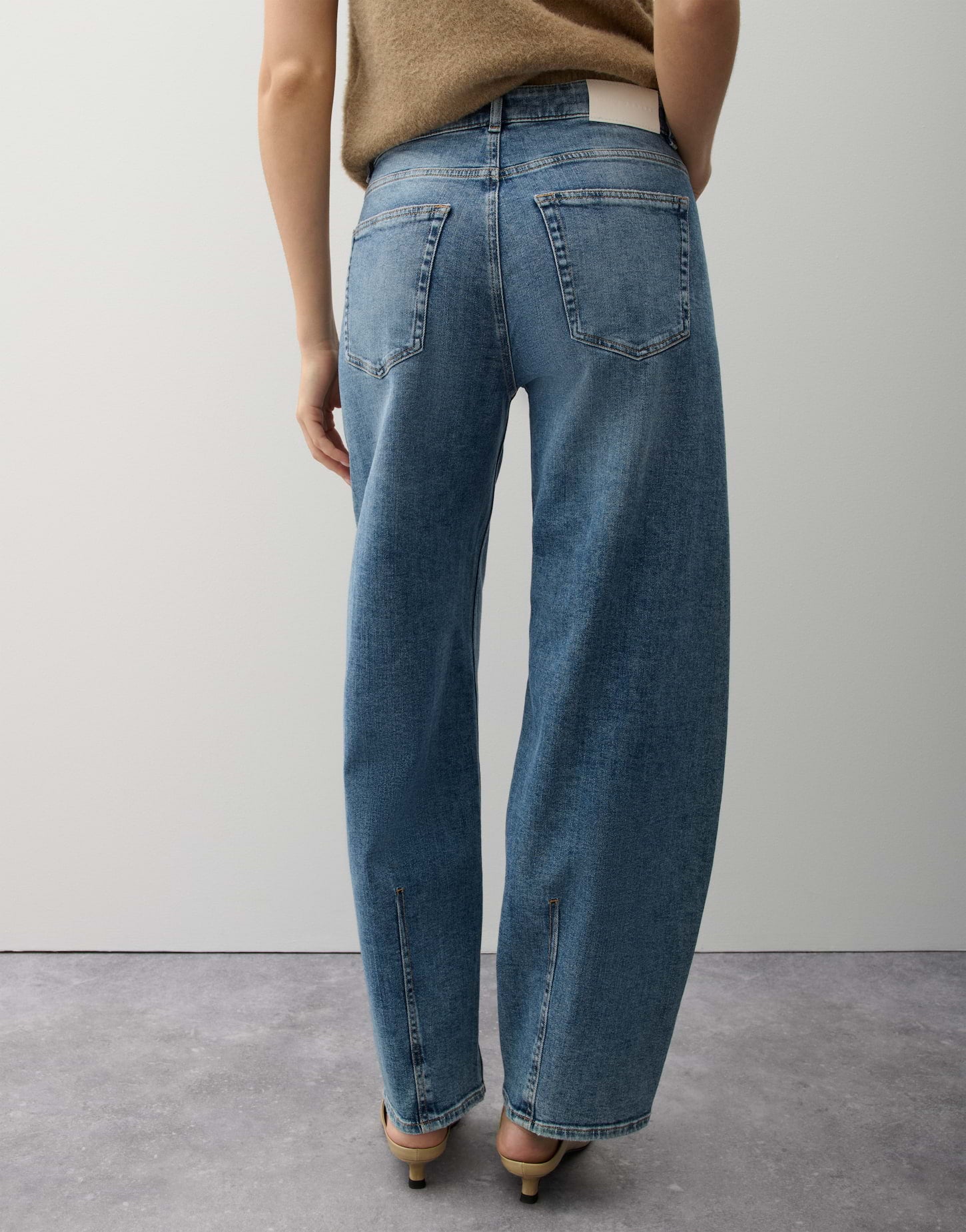 Opus Pants Damen Jeans  Mid Blue