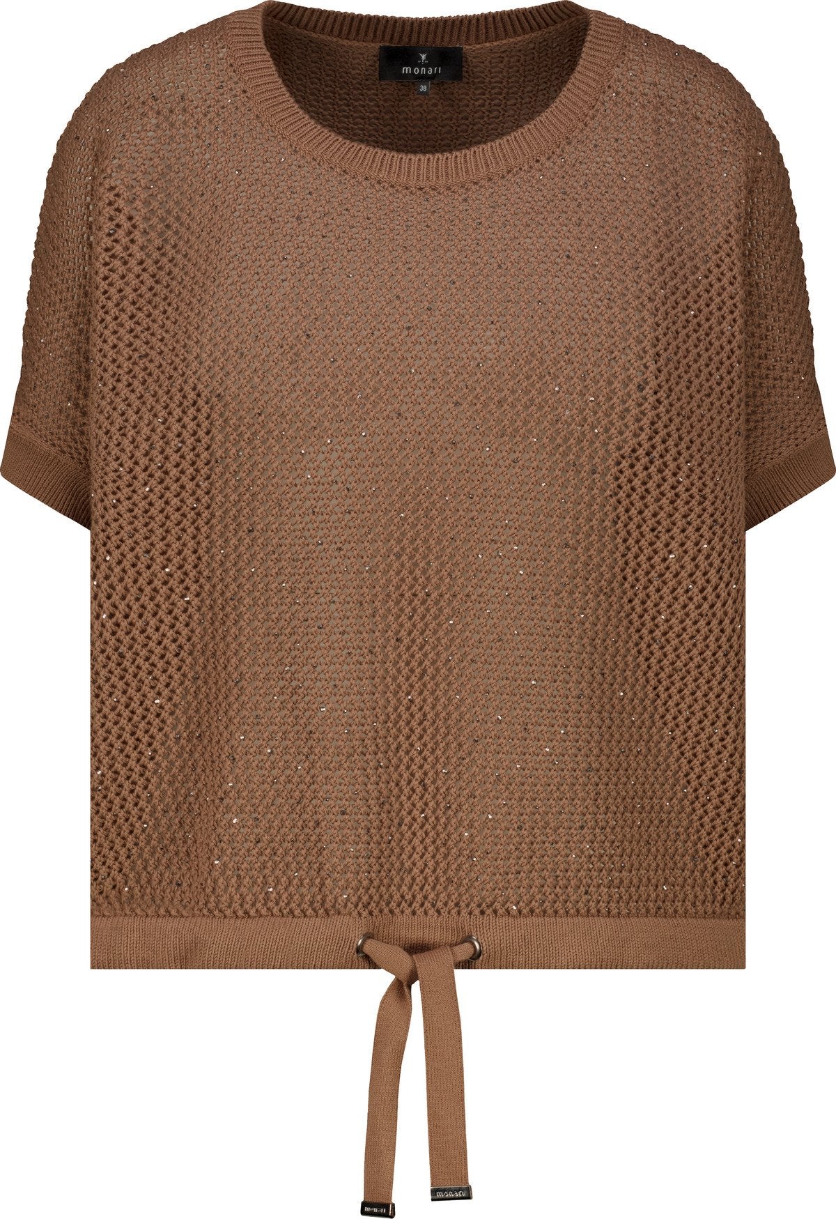 Monari Damen Pullover Mocca