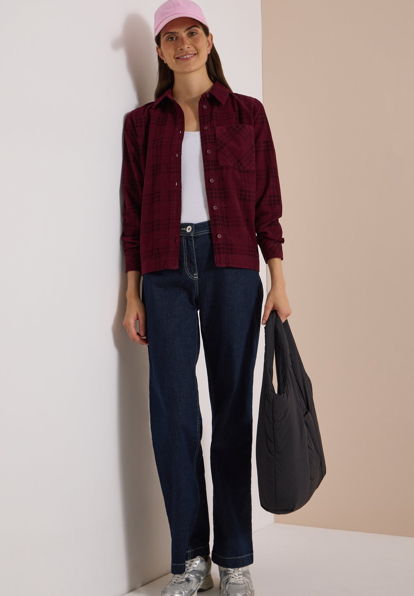 Cecil Damen Blusen Berry Red