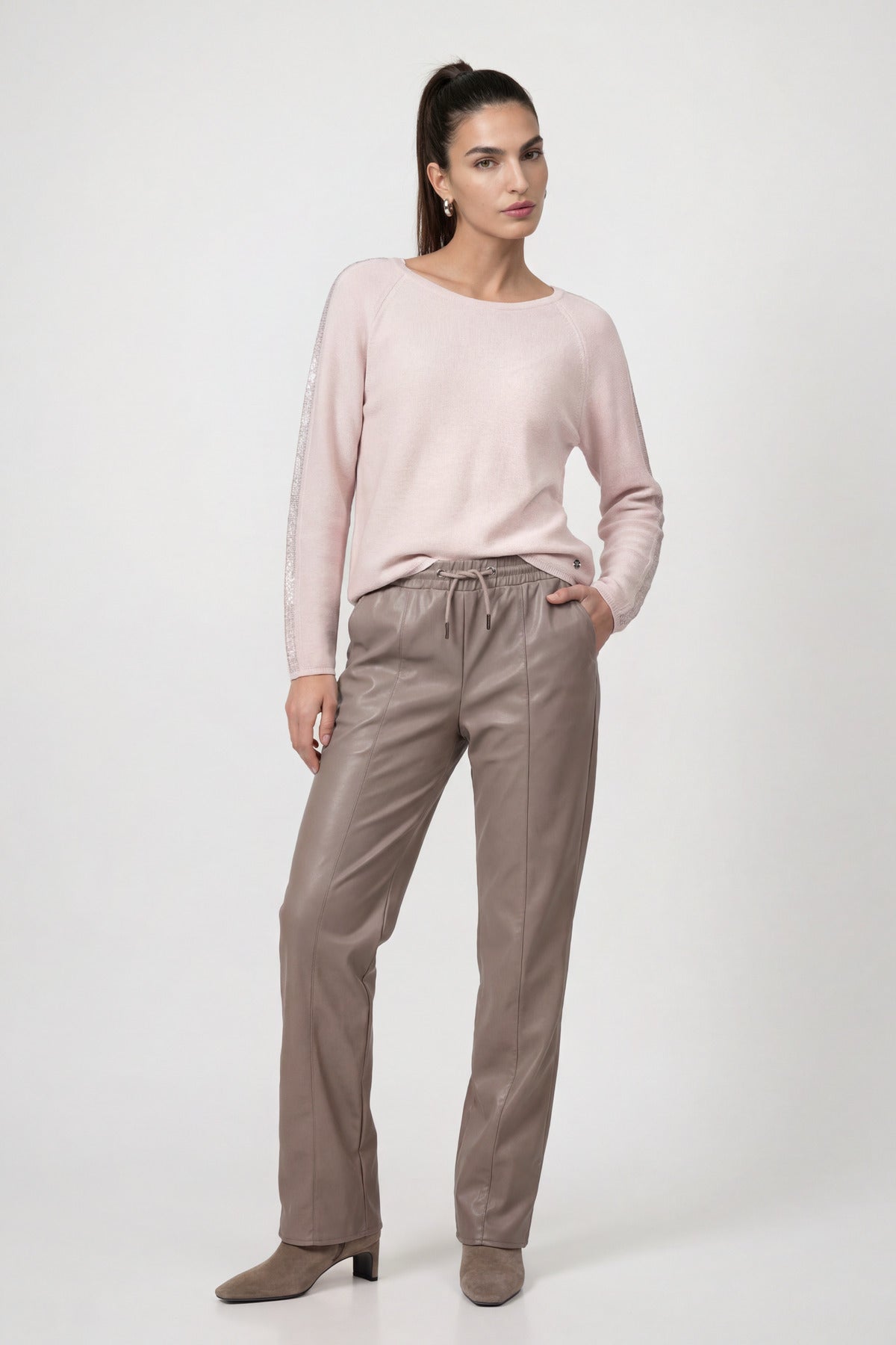 Monari Damen Pullover Rosewater