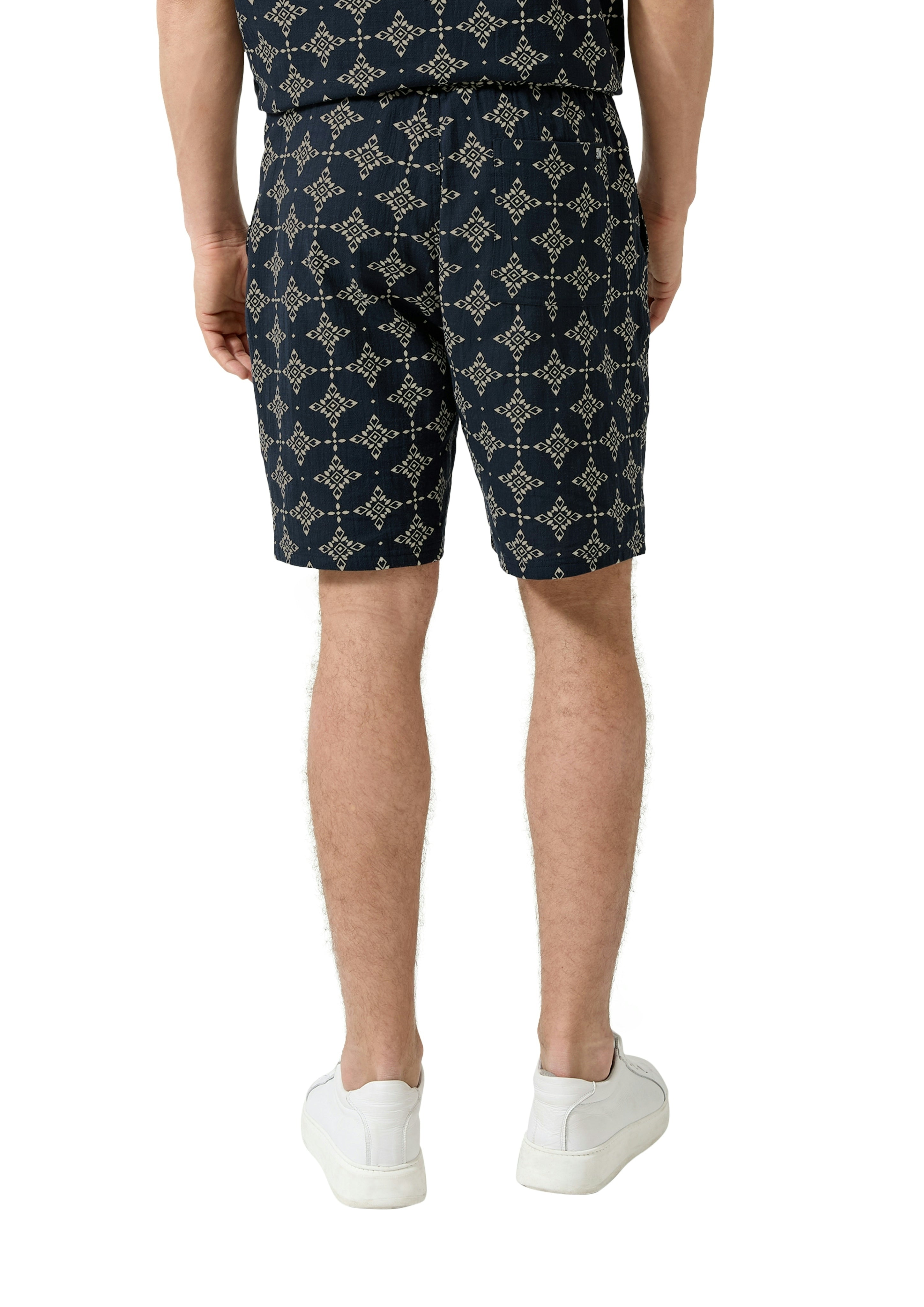 S. Oliver red Herren Shorts Blue