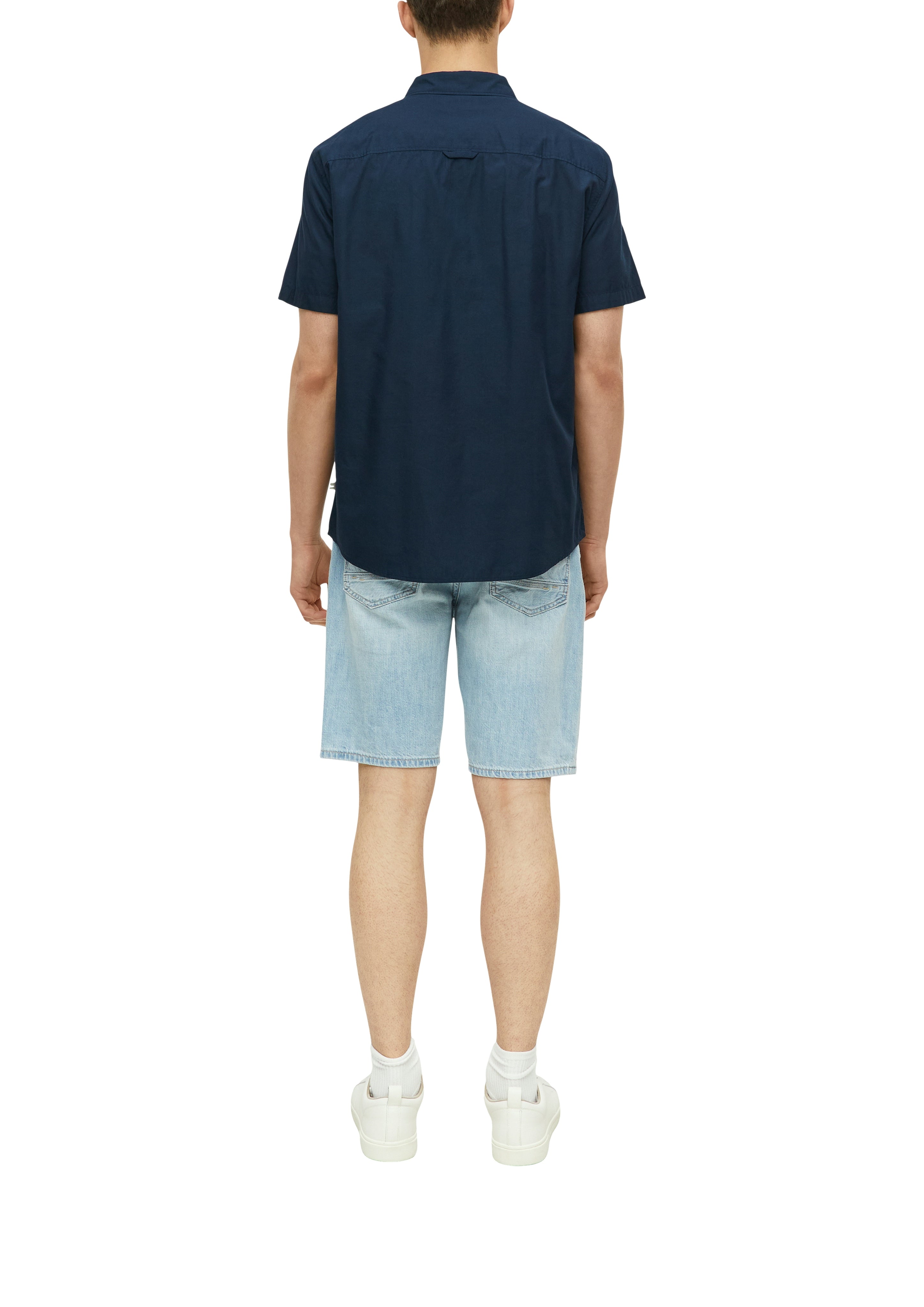 S. Oliver red Herren Hemden kurz Blue